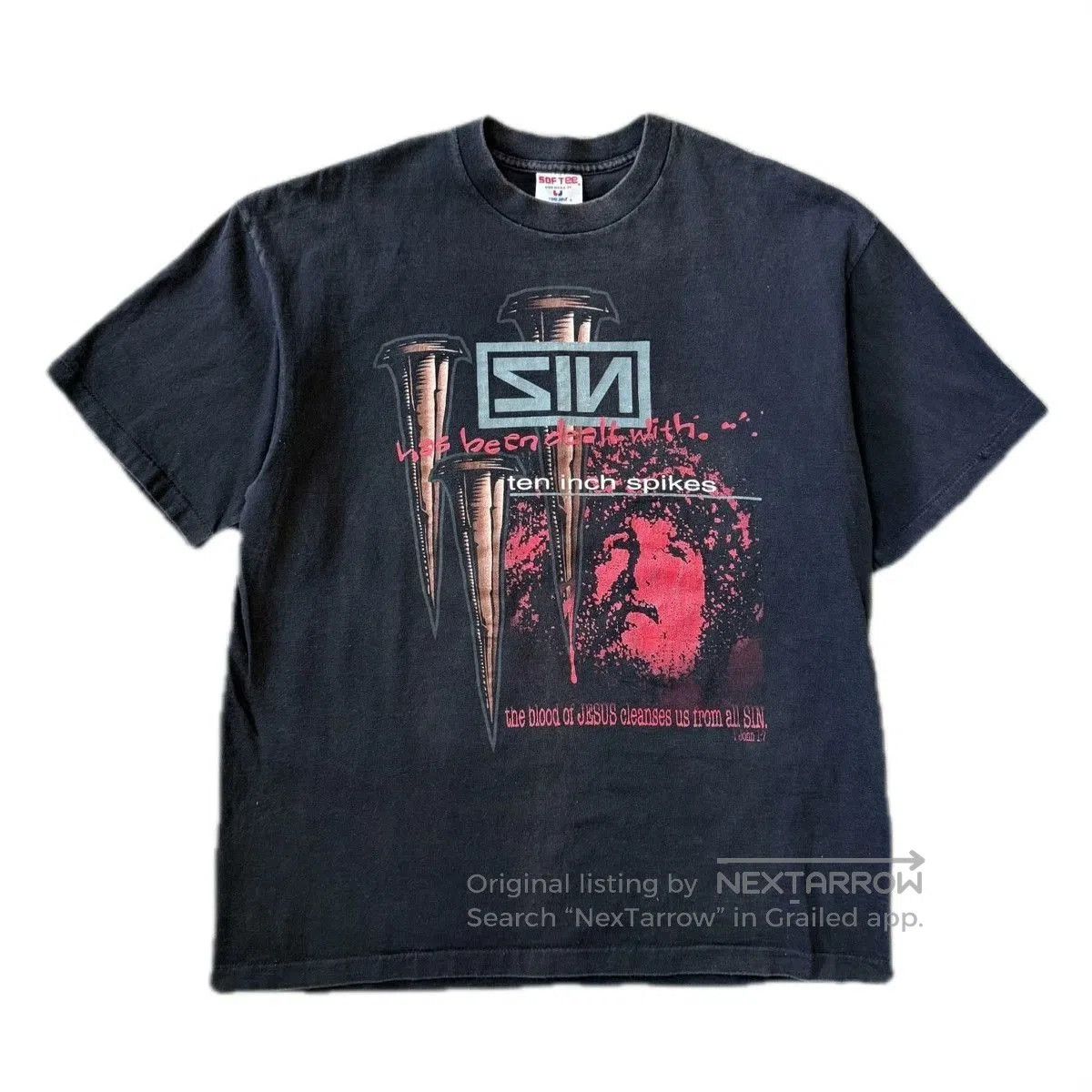 Vintage Nine Inch Nails 1994 Vintage Tour T. Size US M / EU 48-50 / 2 - 1 Thumbnail