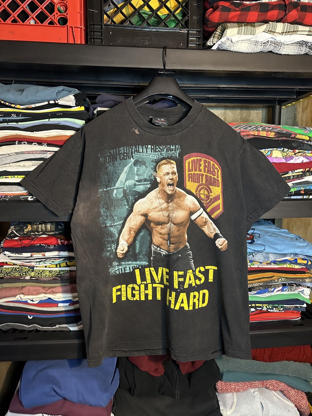 Vintage × WWE Vintage Y2K Sun faded WWE John Cena Tee Size US XL / EU 56 / 4 - 1 Thumbnail