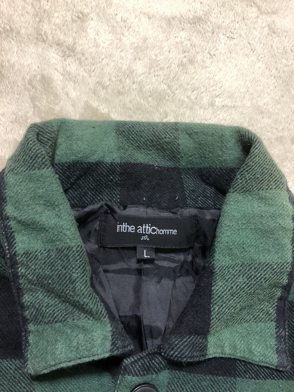 If Six Was Nine × In The Attic × Le Grande Bleu (L.G.B.) Vintage In The Attic Homme Riders on the Storm Plaid Shirt Size US M / EU 48-50 / 2 - 8 Thumbnail