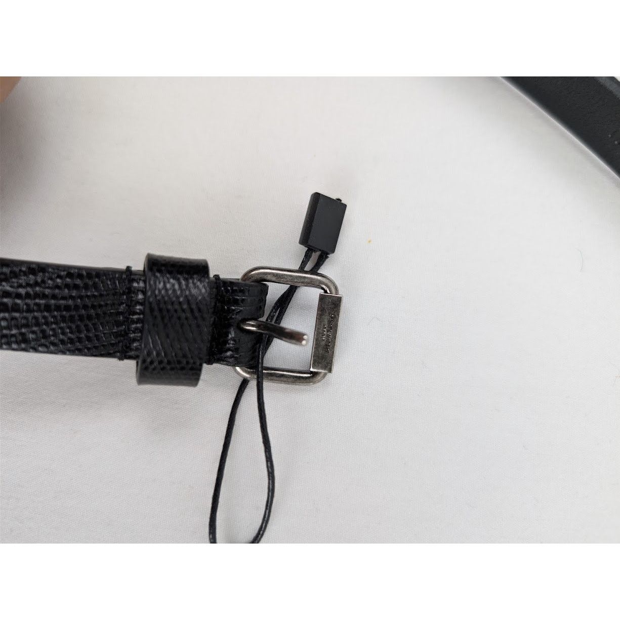 Saint Laurent Paris o1rshd1 Size: 100cm / Belt in Black Size 40 - 5 Thumbnail