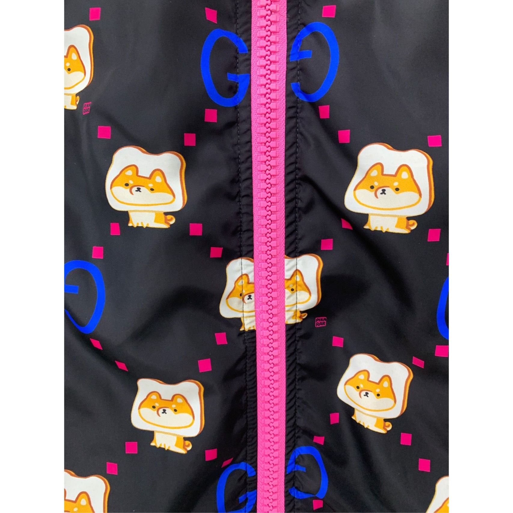 Gucci Gucci Kids Hooded Jacket With Cartoon Dog & GG Print Black Y Size M / US 6-8 / IT 42-44 - 5 Thumbnail