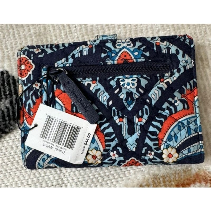 Vera Bradley Vera Bradley travel wallet blue paisley Size ONE SIZE - 2 Thumbnail