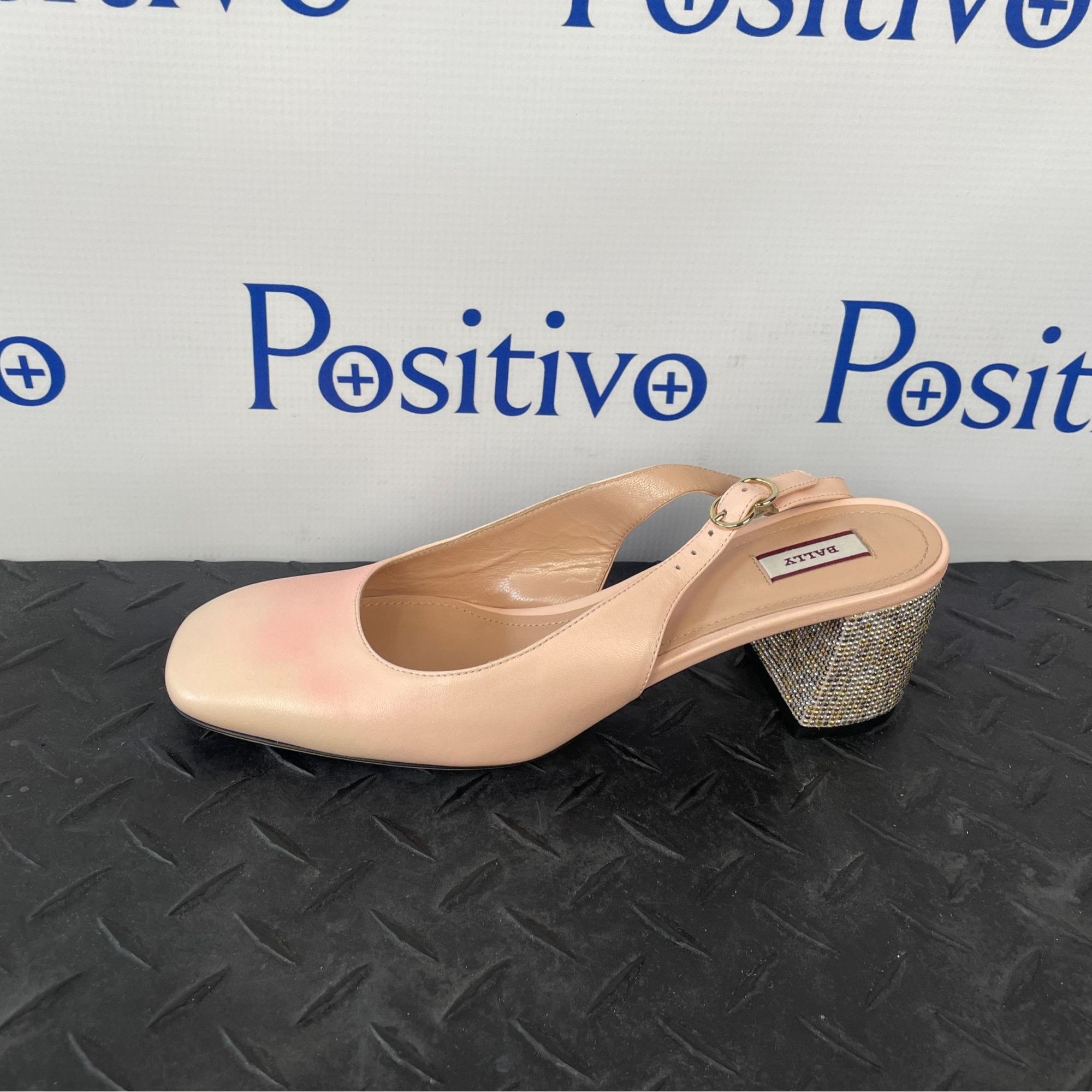 Bally Bally Cheri Litchi Sling Pump Sandals US 7 EU 37.5 w/ Defect Size US 7 / IT 37 - 1 Thumbnail