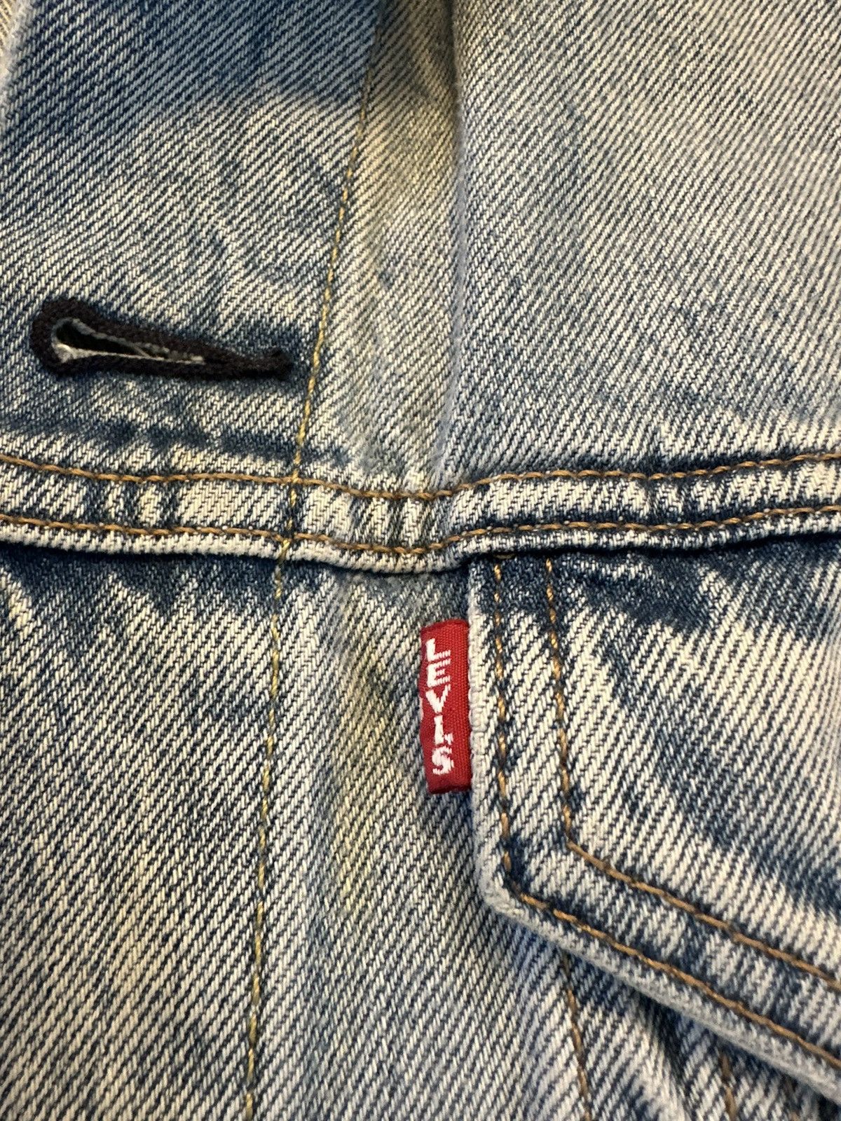 Levi's Levi’s Premium Big E Denim Trucker Jacket Light Wash Virgil Size US M / EU 48-50 / 2 - 5 Thumbnail