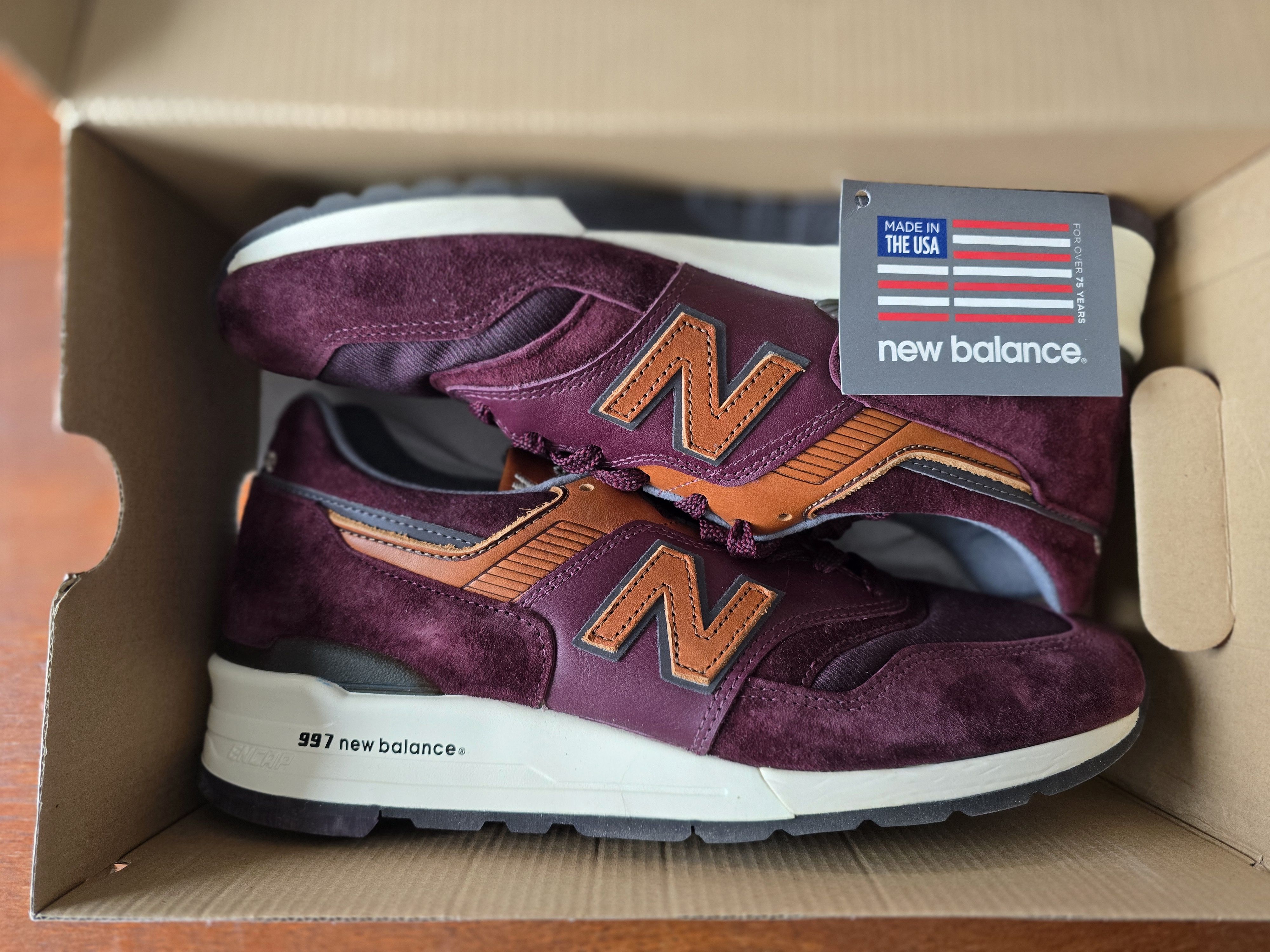 New Balance New Balance - Made In USA 997 - Distinct Retro Ski Size US 10.5 / EU 43-44 - 3 Thumbnail