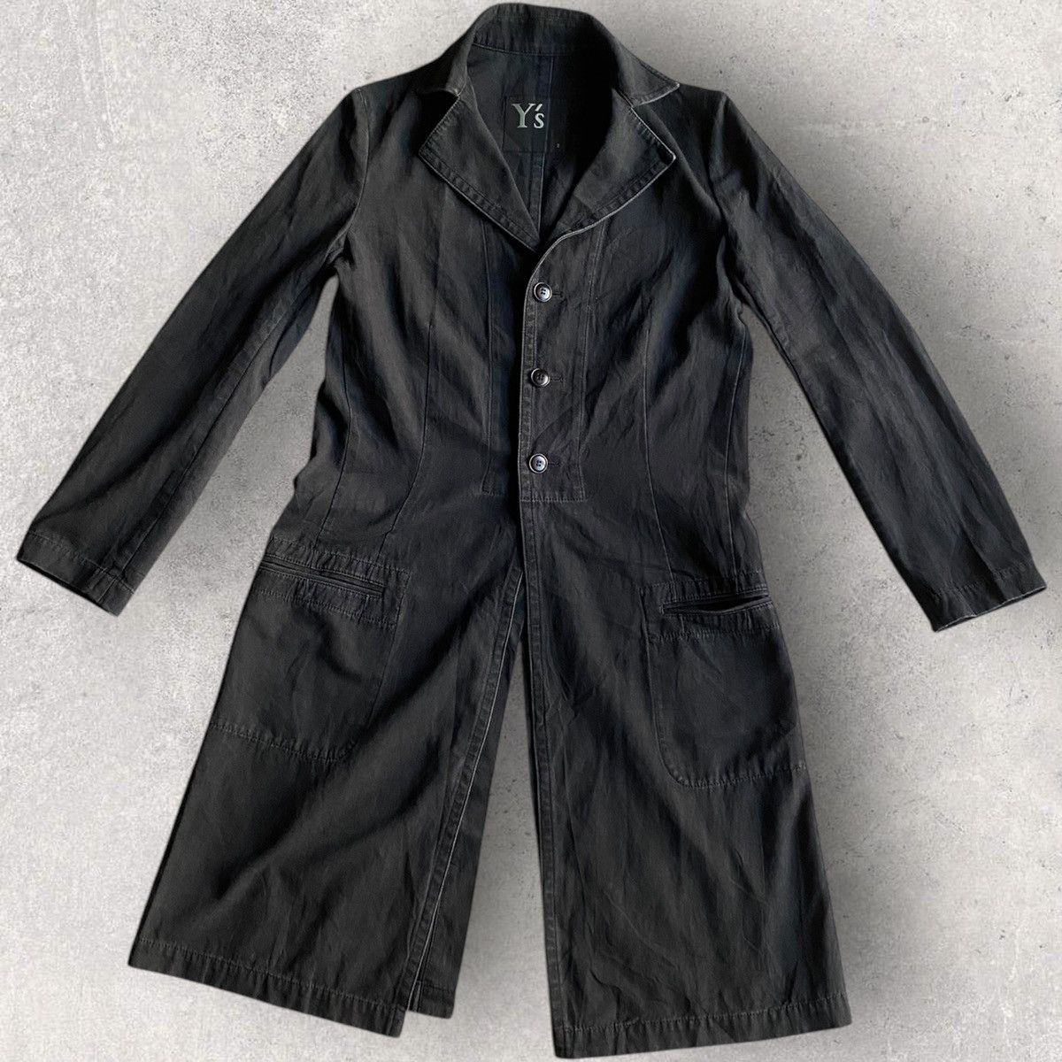 Yohji Yamamoto Y’s Cotton Linen Coat Size M / US 6-8 / IT 42-44 - 1 Thumbnail