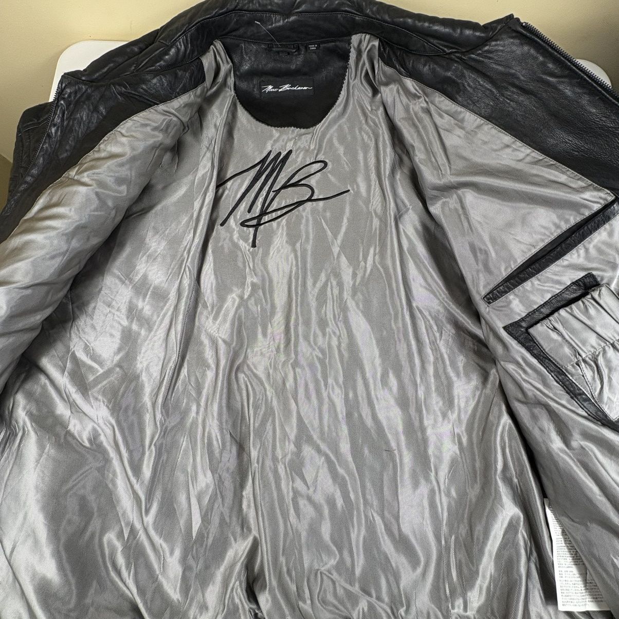 Marc Buchanan Vtg Marc Buchanan Pelle Pelle Embossed Hip Hop Bomber 56 Size US XXL / EU 58 / 5 - 15 Thumbnail