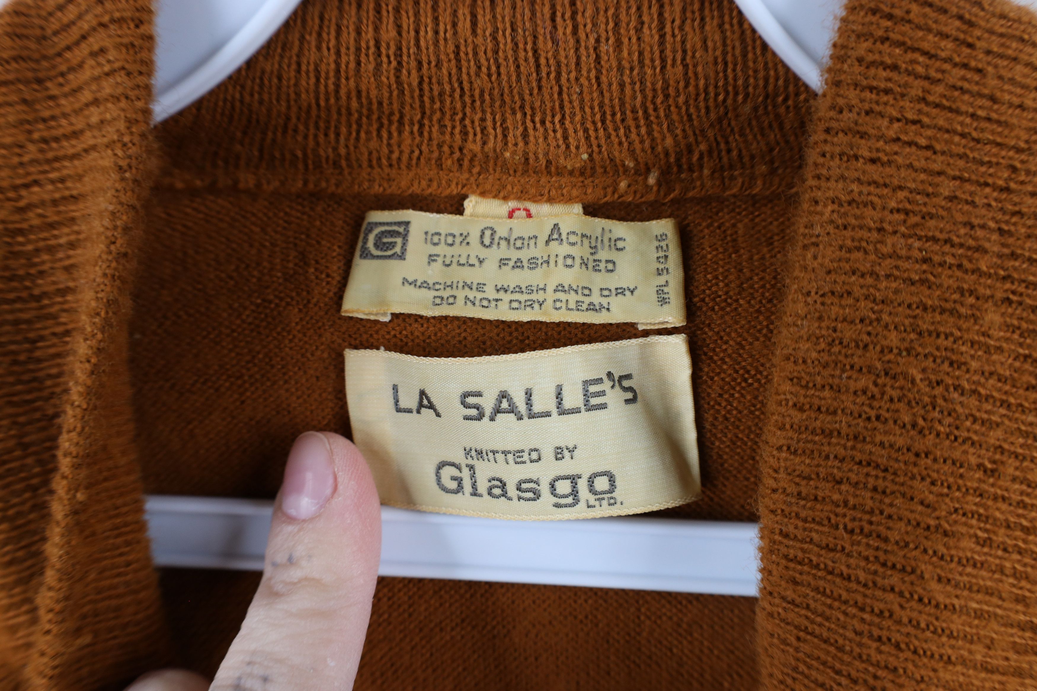 Vintage Vintage 50s 60s Streetwear Short Sleeve Sweater Brown USA Size US S / EU 44-46 / 1 - 4 Thumbnail