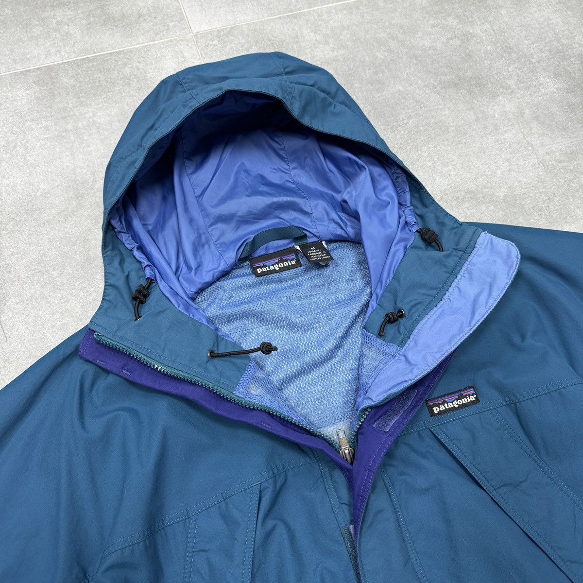Patagonia Vintage Patagonia Nylon Storm Coat Jacket 90s Blue Size M Size US M / EU 48-50 / 2 - 13 Thumbnail
