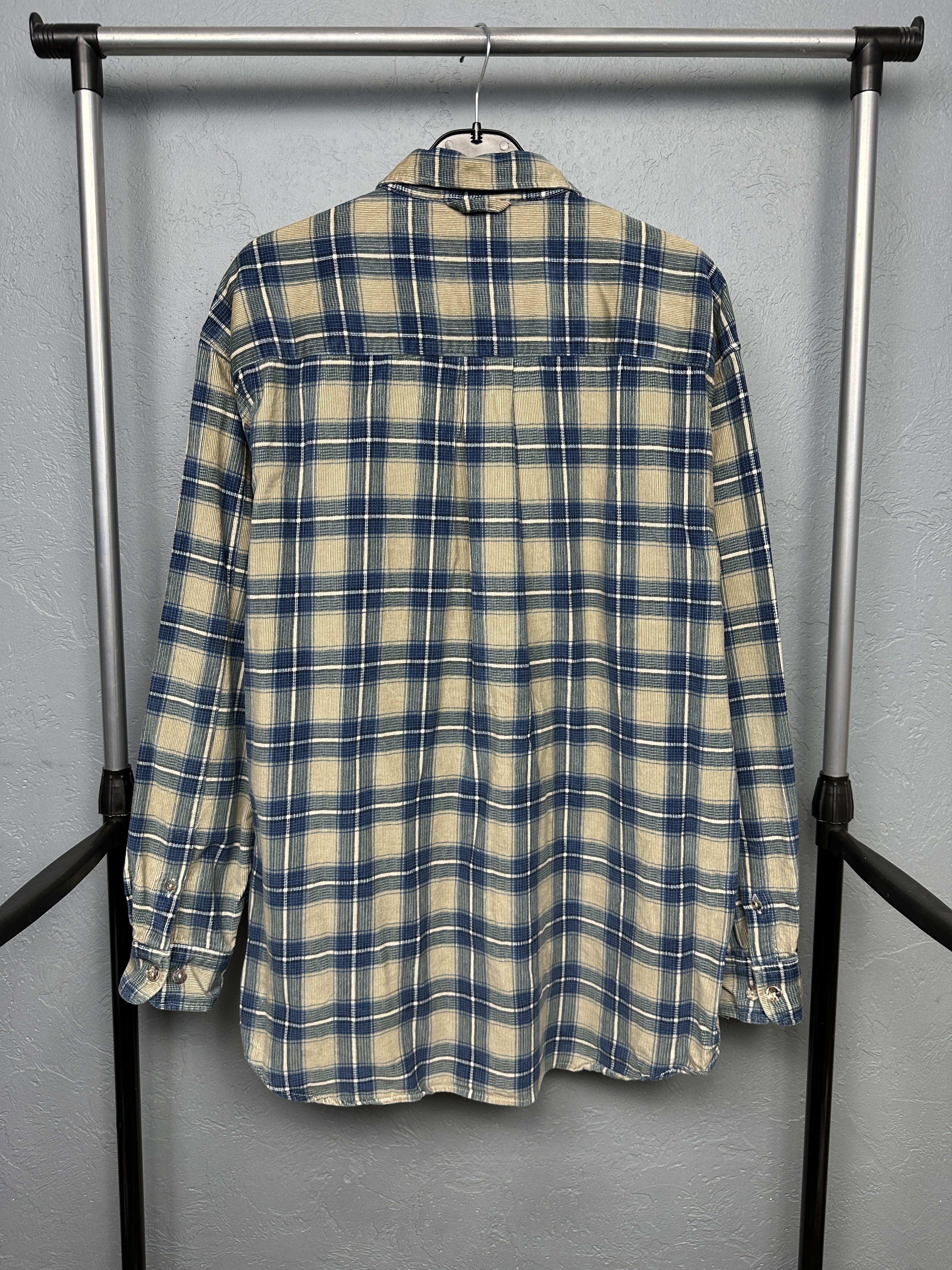 Ted Baker Ted Baker Mens Corduroy Flannel Shirt Size US XL / EU 56 / 4 - 6 Thumbnail
