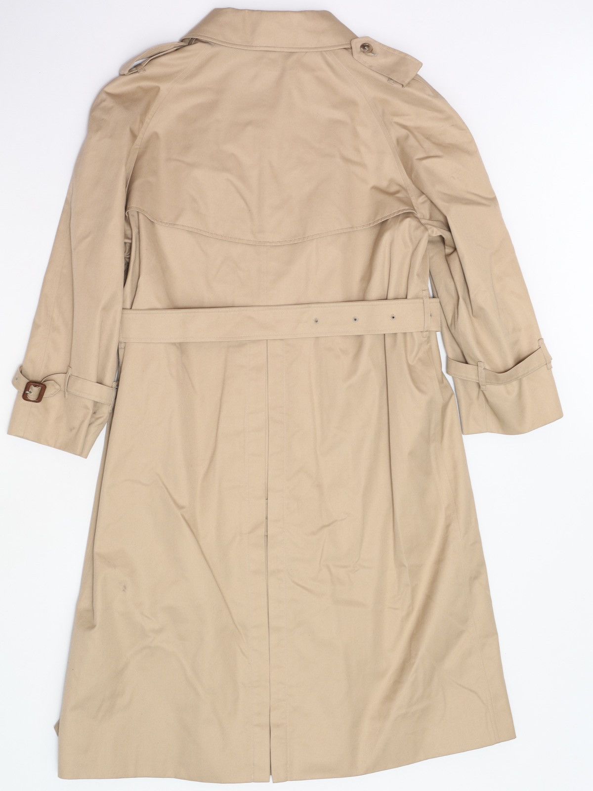 DAKS Daks London Double Breasted Trench Coat Beige Size M / US 6-8 / IT 42-44 - 3 Thumbnail