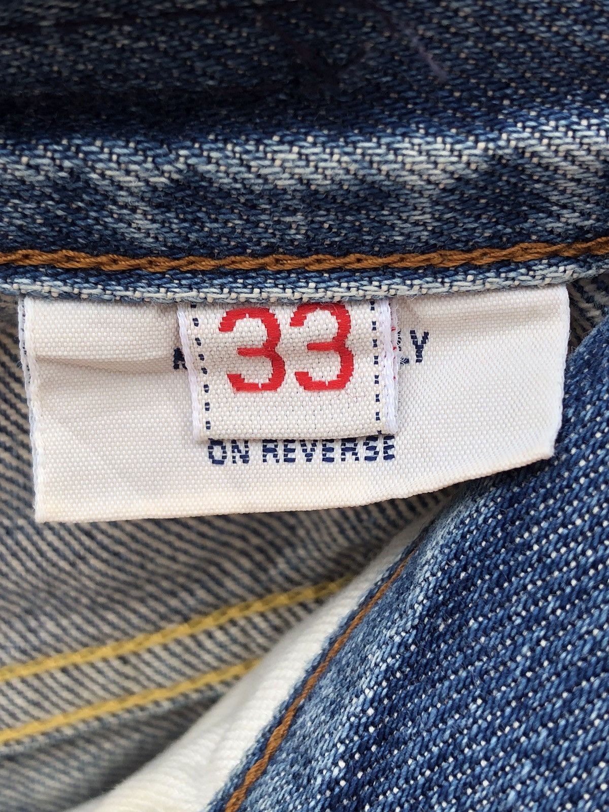 AG Adriano Goldschmied AG Adriano Goldschmied Washed Jeans Selvedge Size US 33 - 11 Thumbnail
