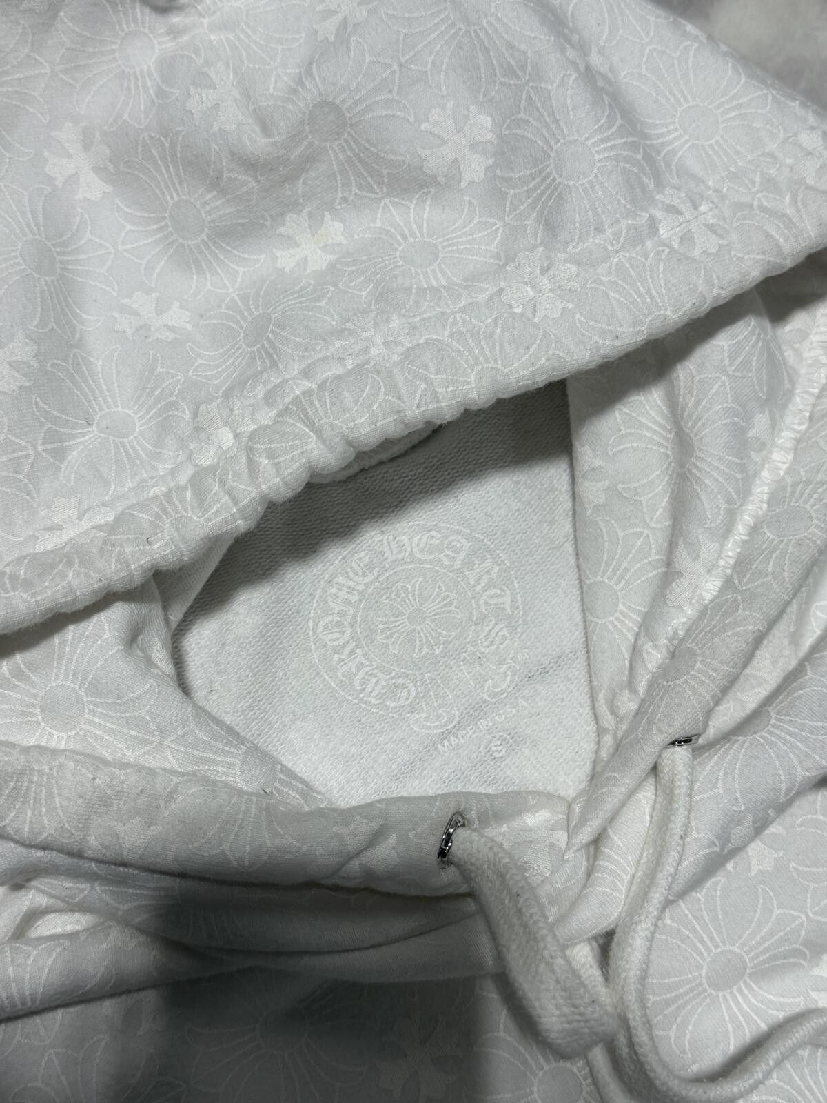 Chrome Hearts Chrome Hearts Reflective Monogram Hoodie White - S Size US S / EU 44-46 / 1 - 6 Thumbnail