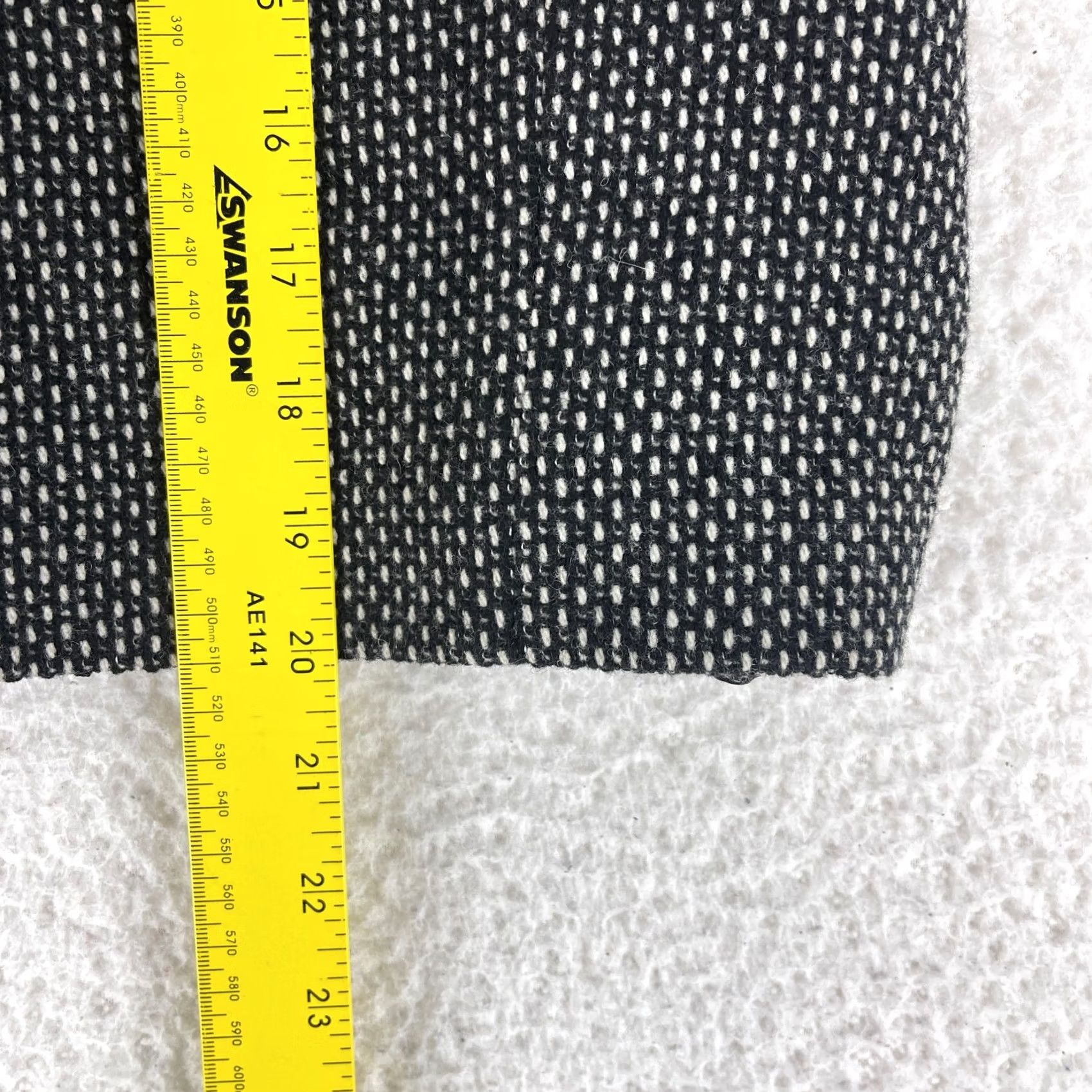 Ann Taylor Ann Taylor LOFT A Line Skirt Womens Size 2 Black Wool Blend Tweed Lined Vintage Size 26" / US 2 / IT 38 - 5 Thumbnail