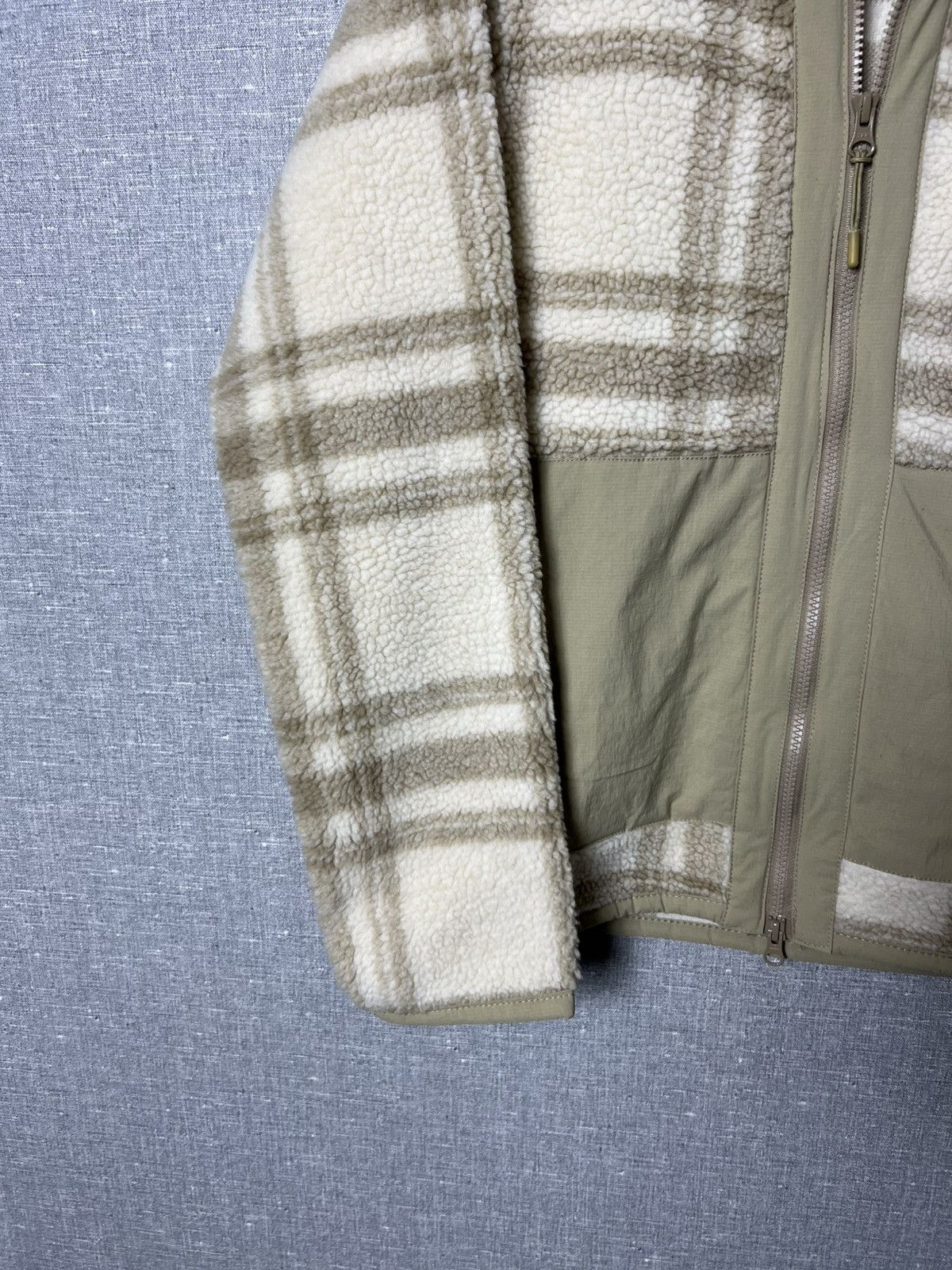 Folk Folk Checkered Full Zipper Sherpa Jacket Teddy Fleece Plaid Size US M / EU 48-50 / 2 - 5 Thumbnail