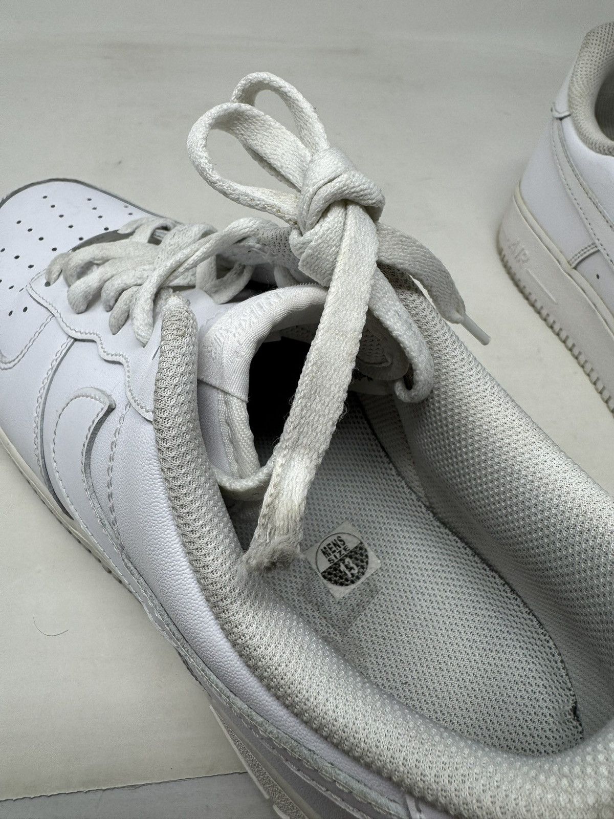 Nike Nike Air Force 1 Low 07 Triple White Size US 13 / EU 46 - 10 Thumbnail