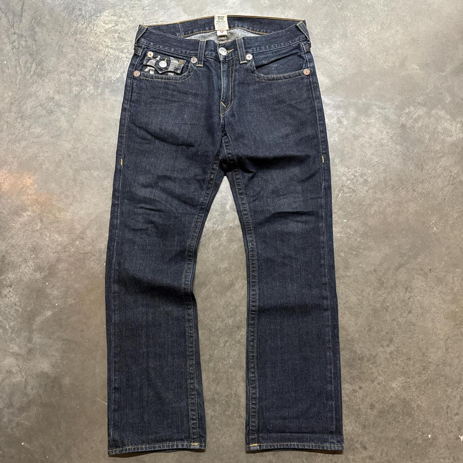 True Religion × Vintage Vintage Y2K True Religion Grunge Skater Baggy Denim Jeans Size US 34 / EU 50 - 4 Thumbnail