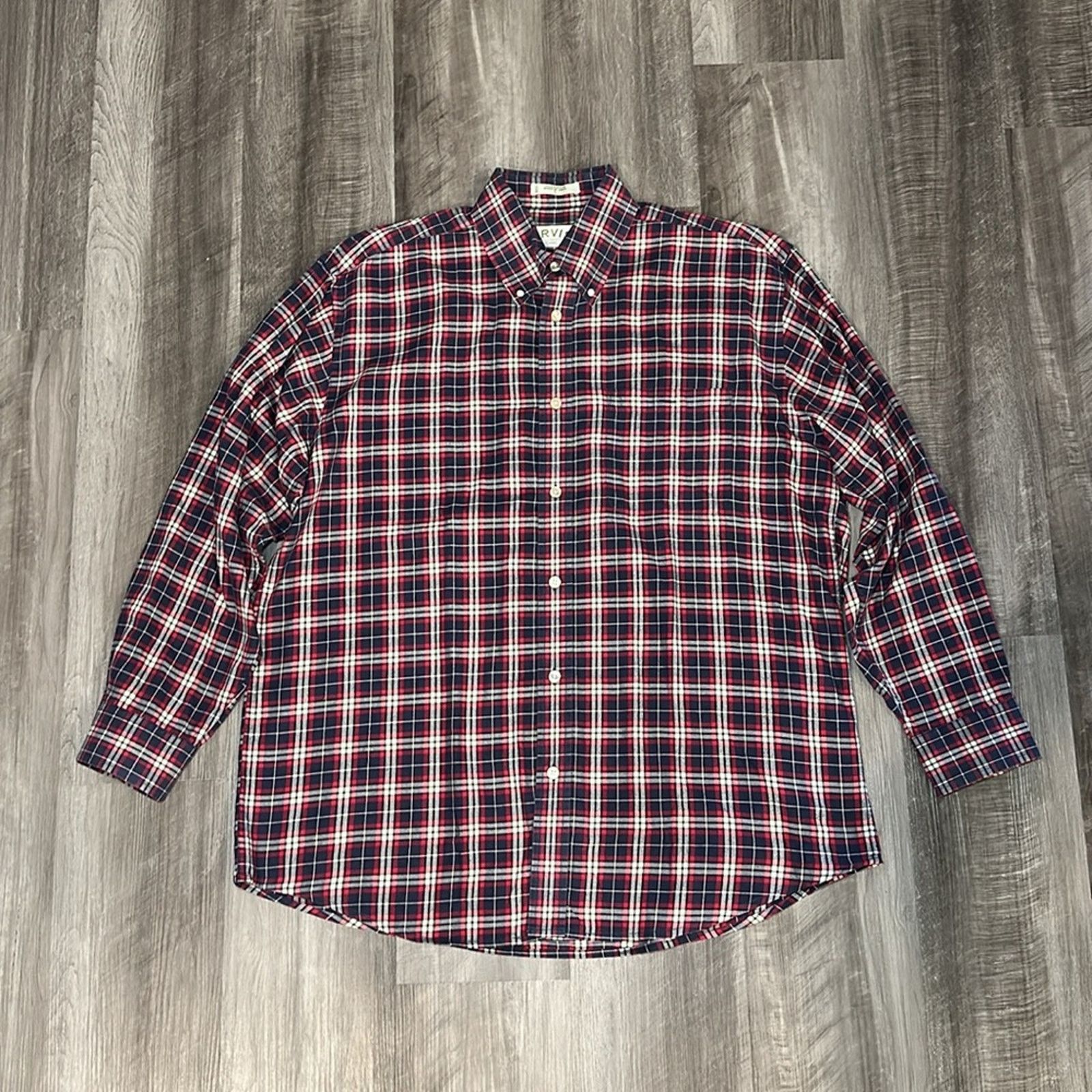 Orvis Orvis Light Flannel Plaid Long Sleeve Button Down - Large Size US L / EU 52-54 / 3 - 2 Thumbnail