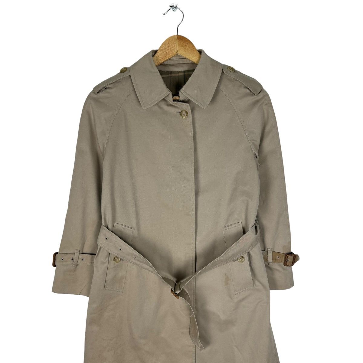 Burberry ⚡️BURBERRYS ENGLAND NOVA CHECKED TRENCH COAT JACKET Size S / US 4 / IT 40 - 3 Thumbnail