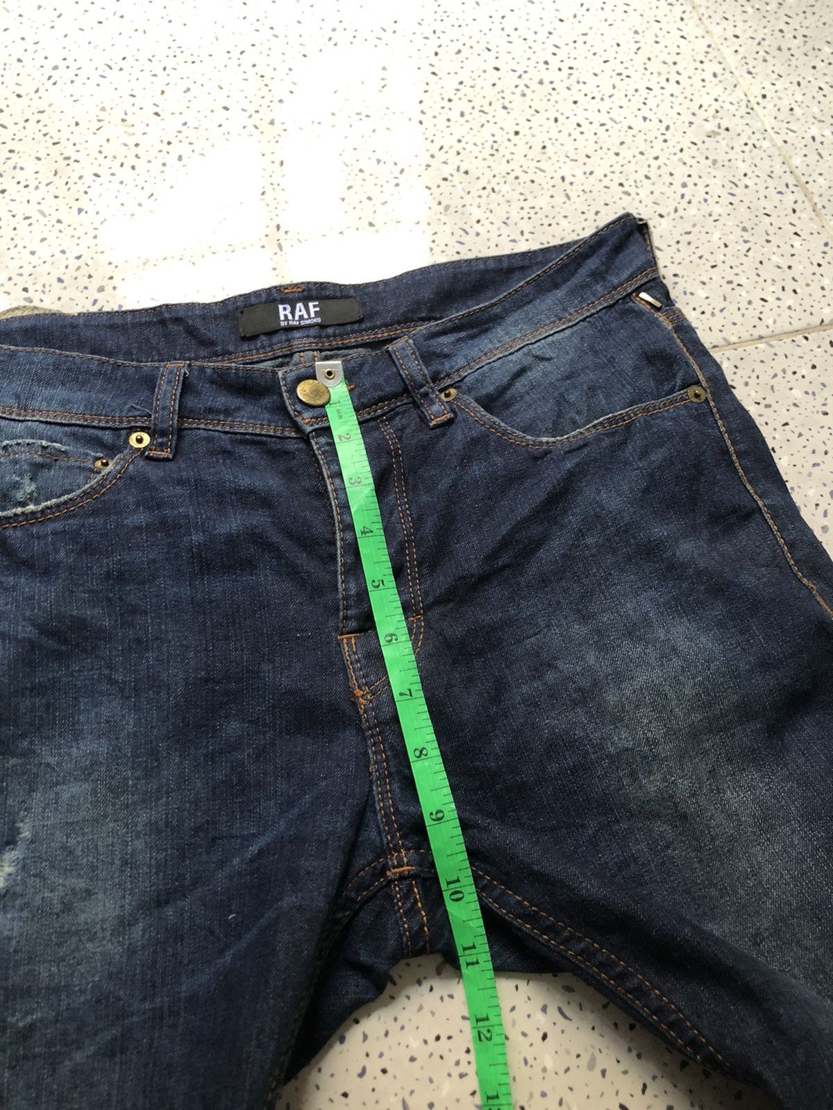 Designer Raf By Raf Simons Distressed Denim Size US 32 / EU 48 - 17 Thumbnail