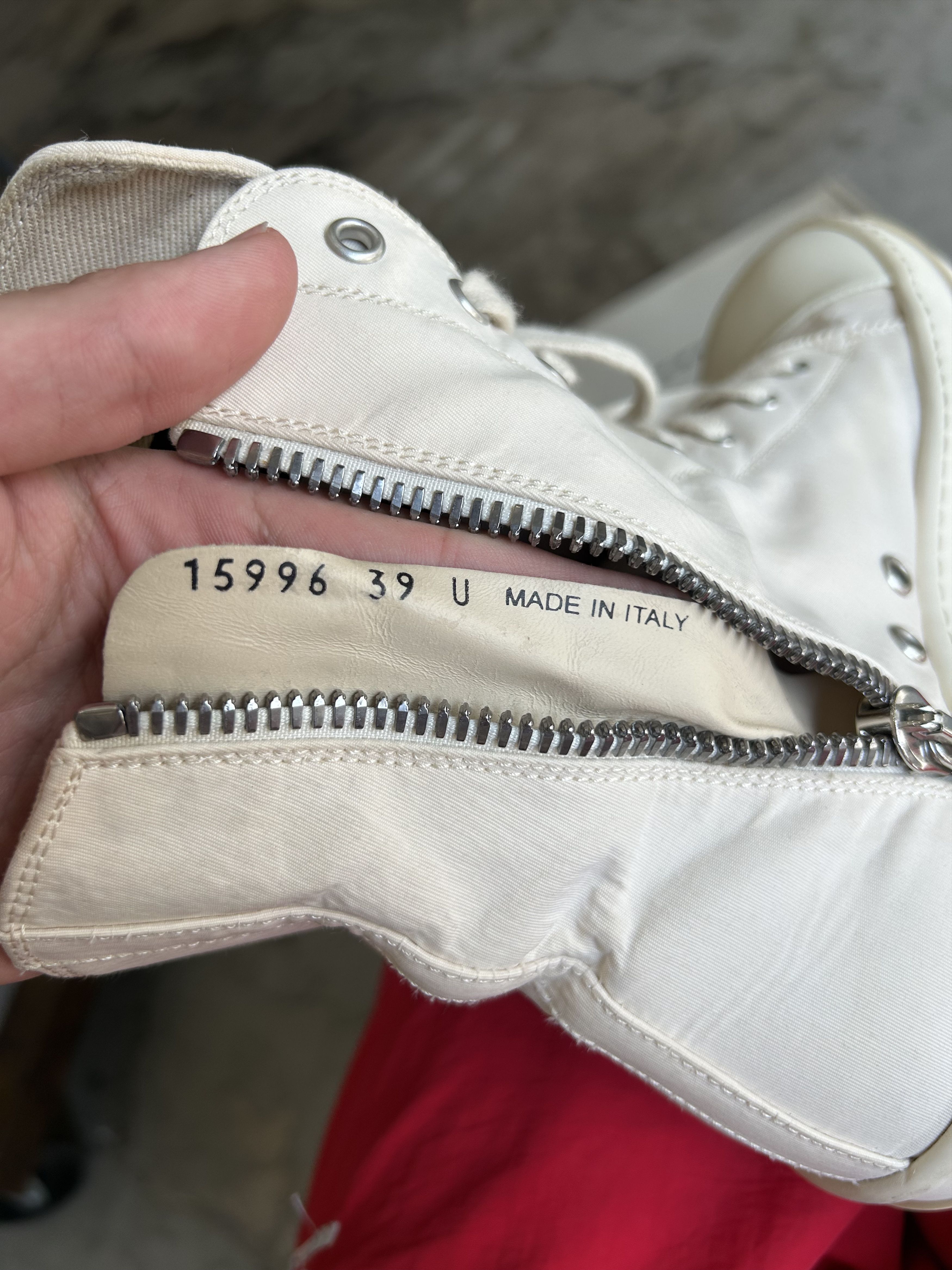 Rick Owens Drkshdw Rick Owens Drkshdw Canvas Ramones Size US 6 / EU 39 - 6 Thumbnail