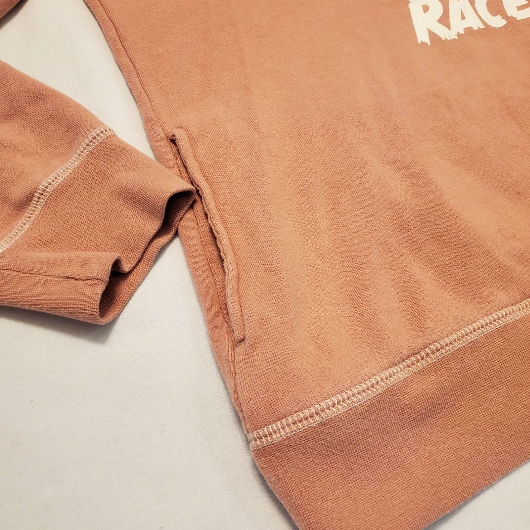 Pinko Y2K Fox Riders Racing Hoodie Womens XL Light Pink Sweatshirt MTB MTX Hooded Size XL / US 12-14 / IT 48-50 - 5 Thumbnail