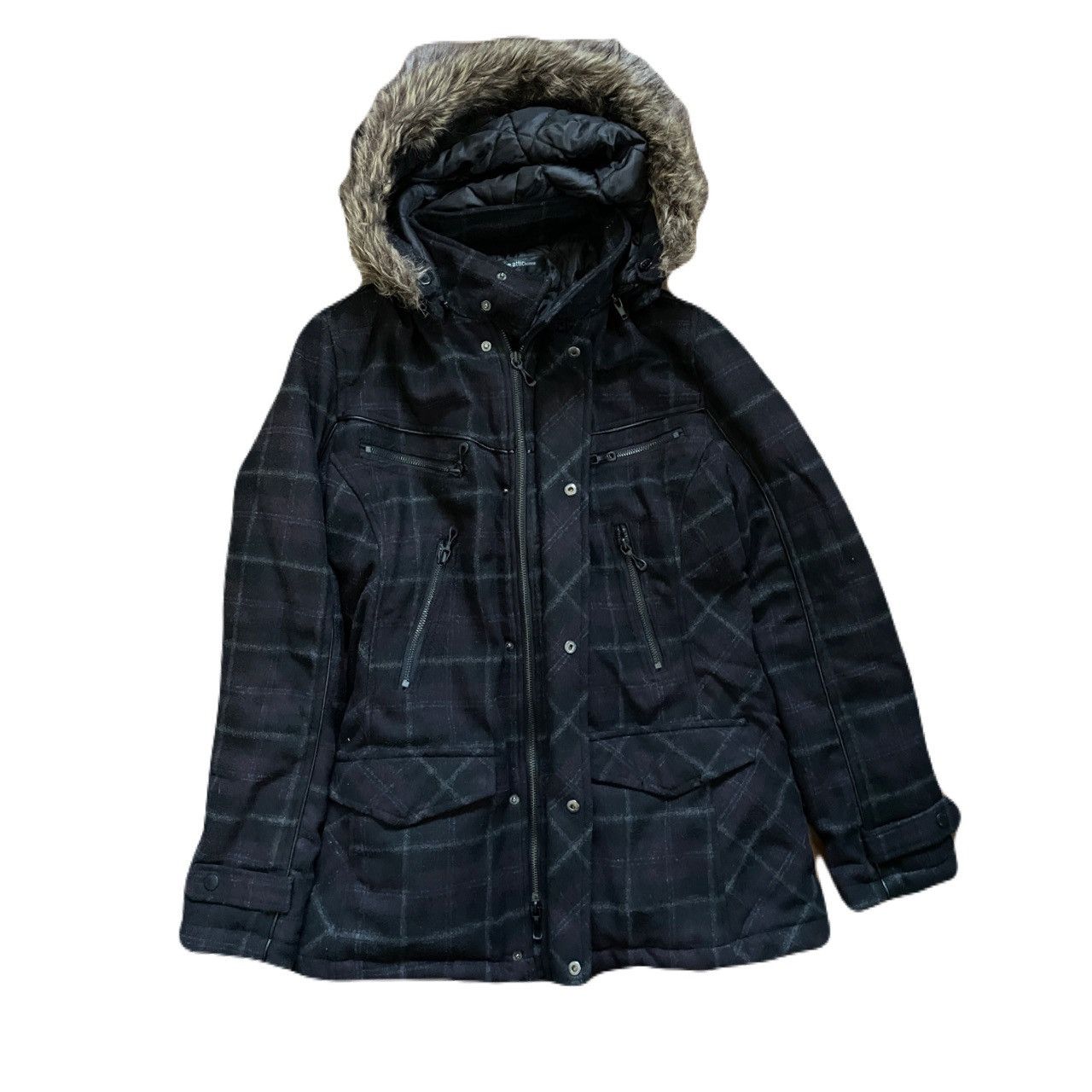 If Six Was Nine 2000s Japanese archive fur multi zip gimmic jacket Y2K Vkei Size US M / EU 48-50 / 2 - 2 Thumbnail