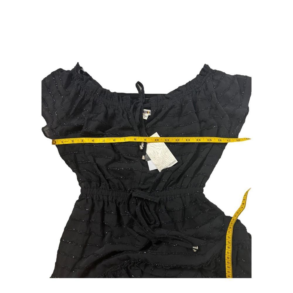 Other Miken l NWT Black Ruffled Dress Small Size S / US 4 / IT 40 - 5 Thumbnail