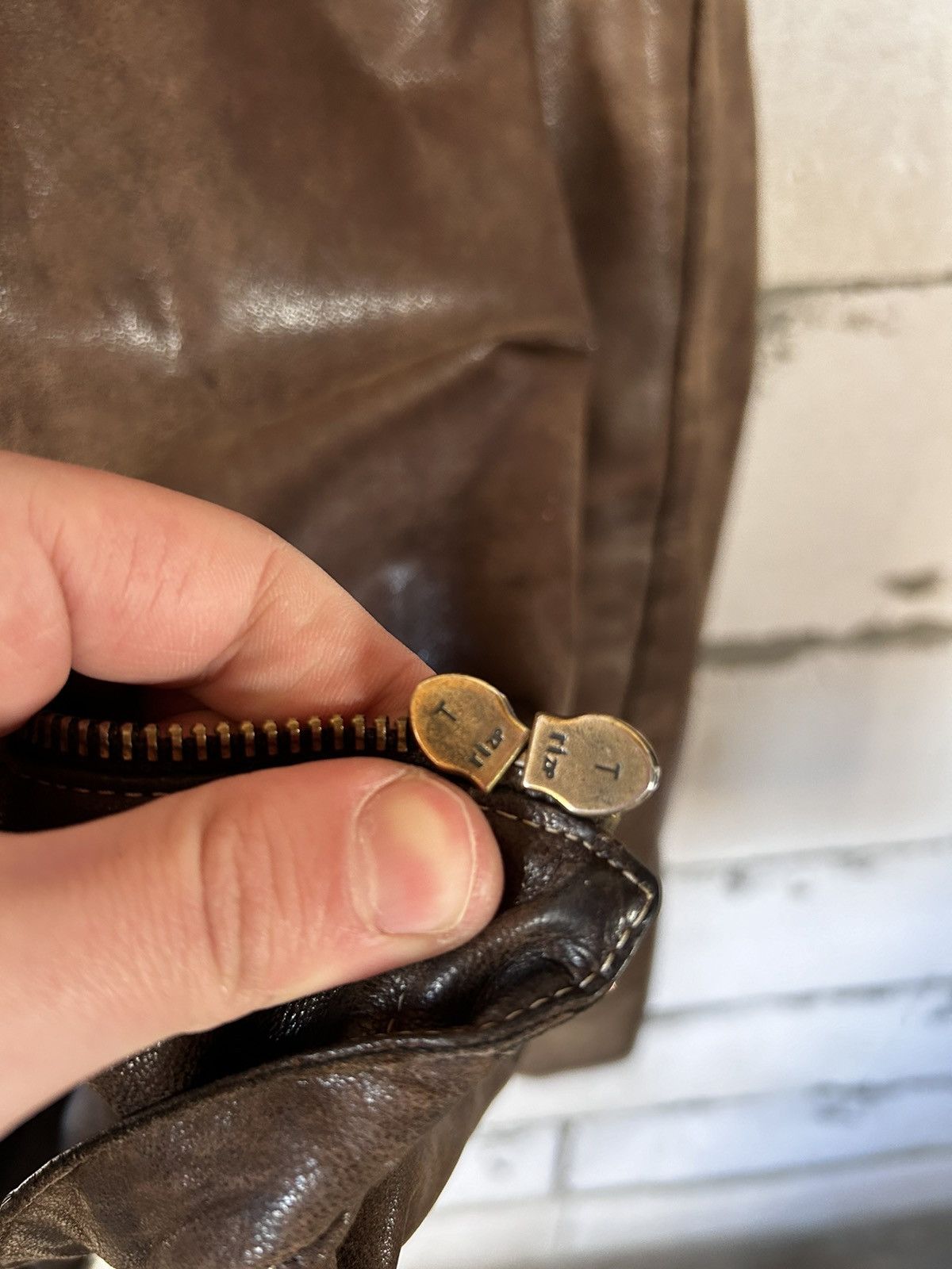 Genuine Leather Upstar Continental Mens leather jack with fur luxury Size US L / EU 52-54 / 3 - 7 Thumbnail