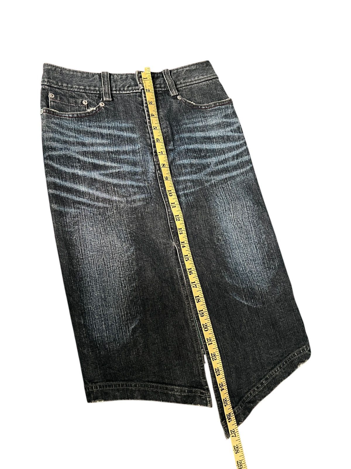 Tornado Mart 1990 Tornado Mart Whiskers Denim Skirt Size 27" / US 4 / IT 40 - 11 Thumbnail