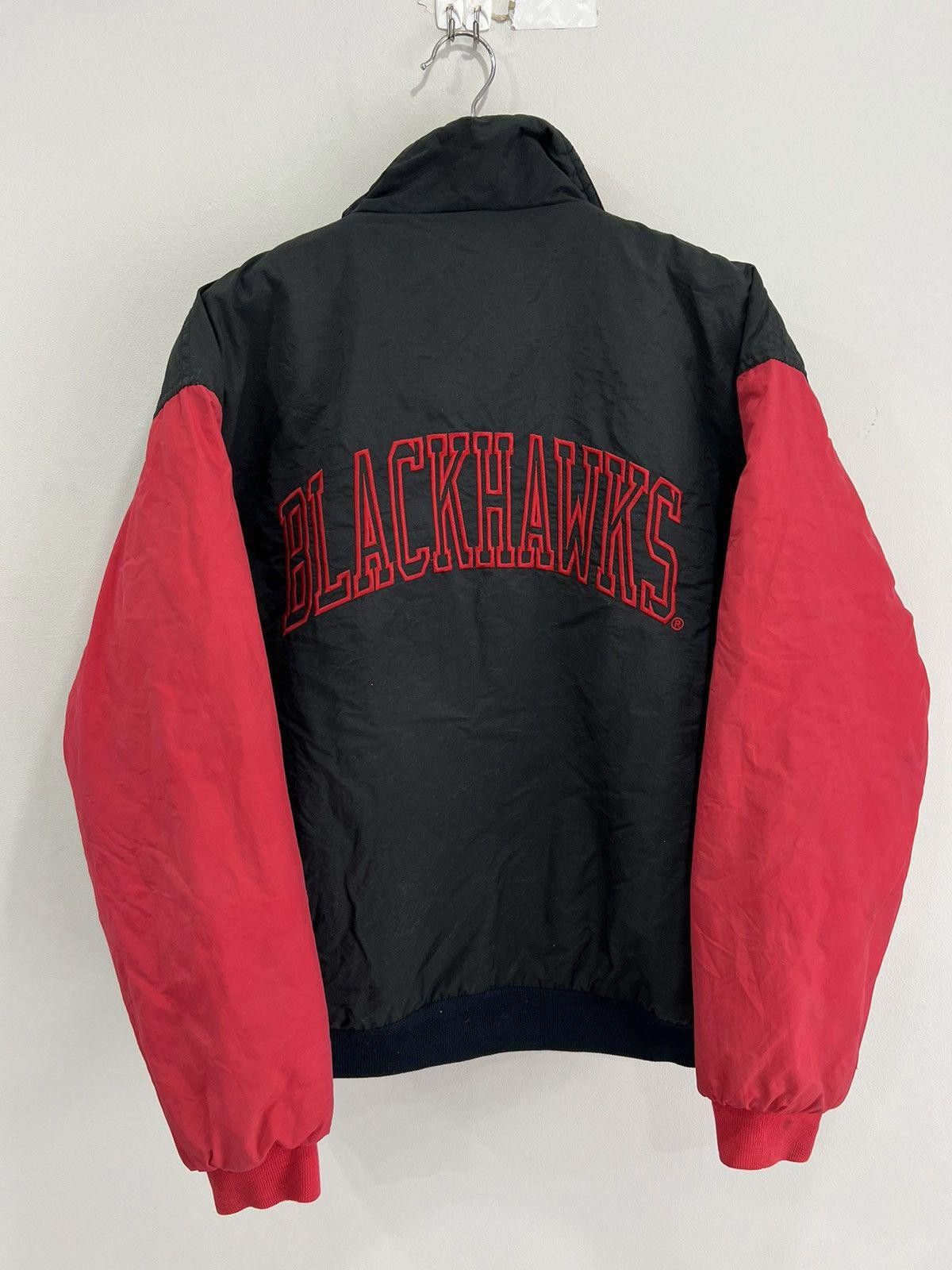 Vintage Vintage 90s Chicago Blackhawks Jacket Size US L / EU 52-54 / 3 - 3 Thumbnail