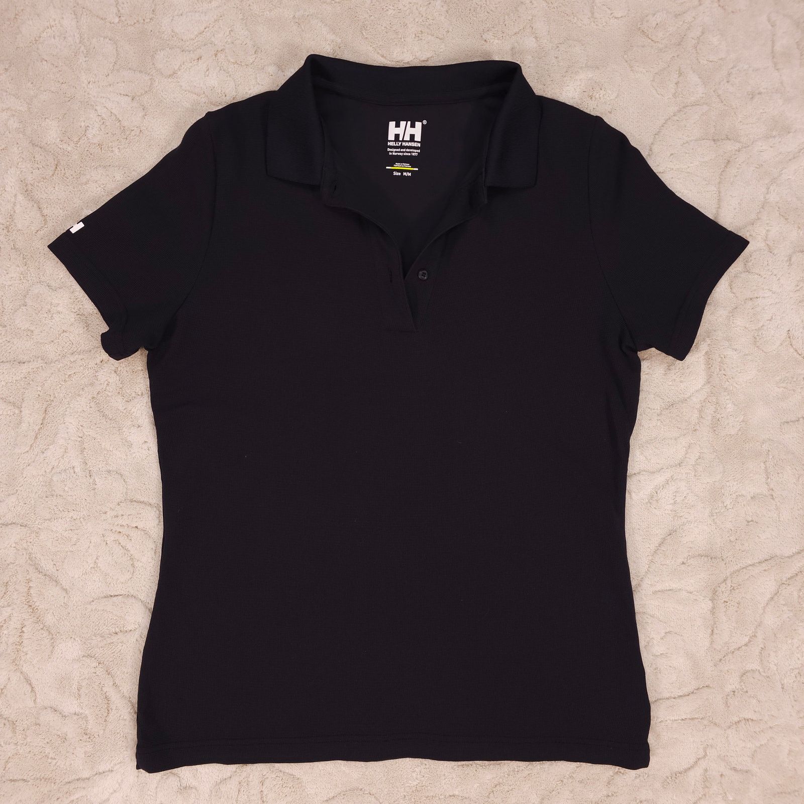 Helly Hansen Helly Hansen Crew Technical Polo Shirt Black Sz Medium Size S / US 4 / IT 40 - 5 Thumbnail