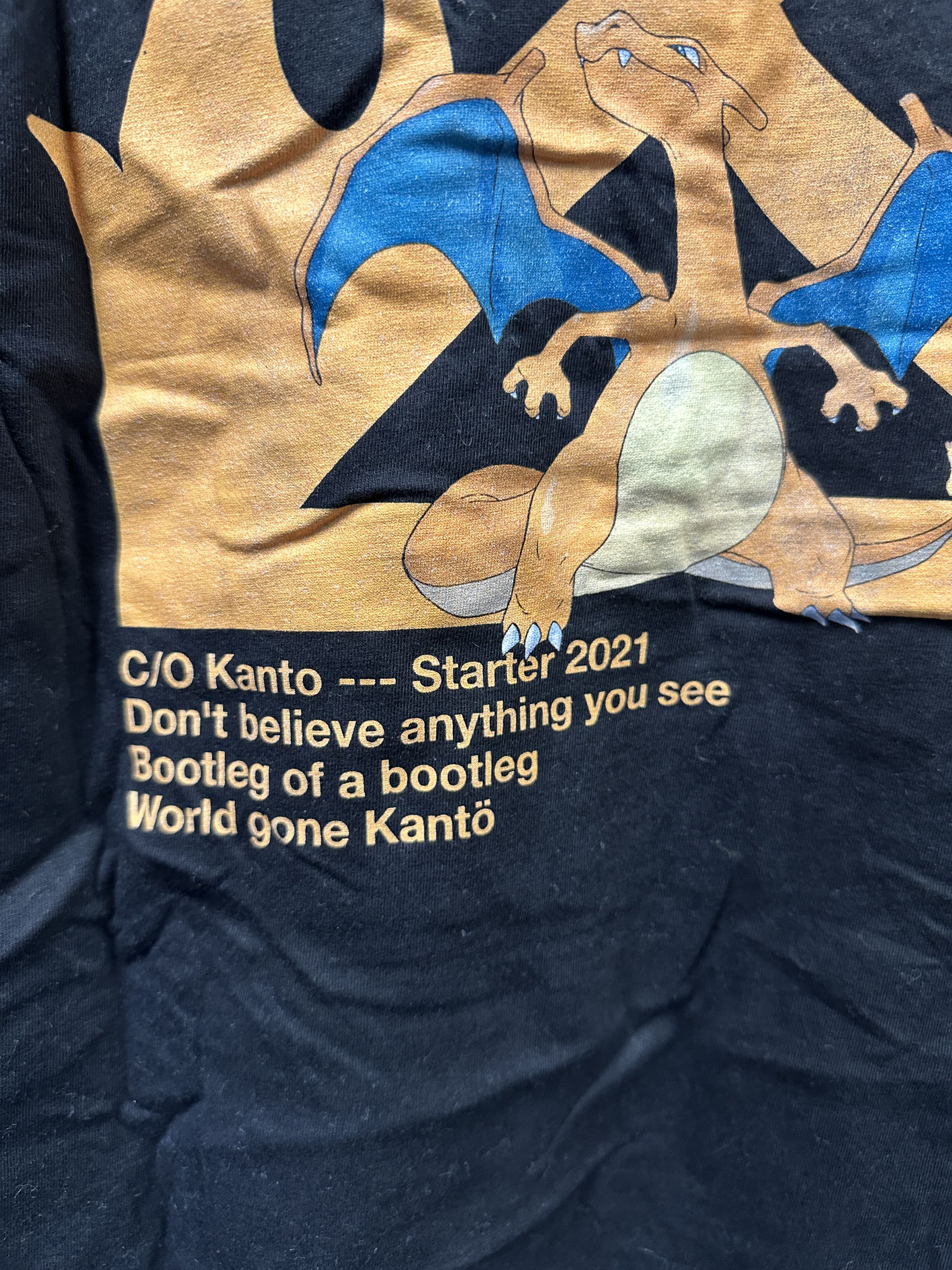 Kanto Starter Kanto Starter Pokemon Charizard Tee Large Size US L / EU 52-54 / 3 - 3 Thumbnail