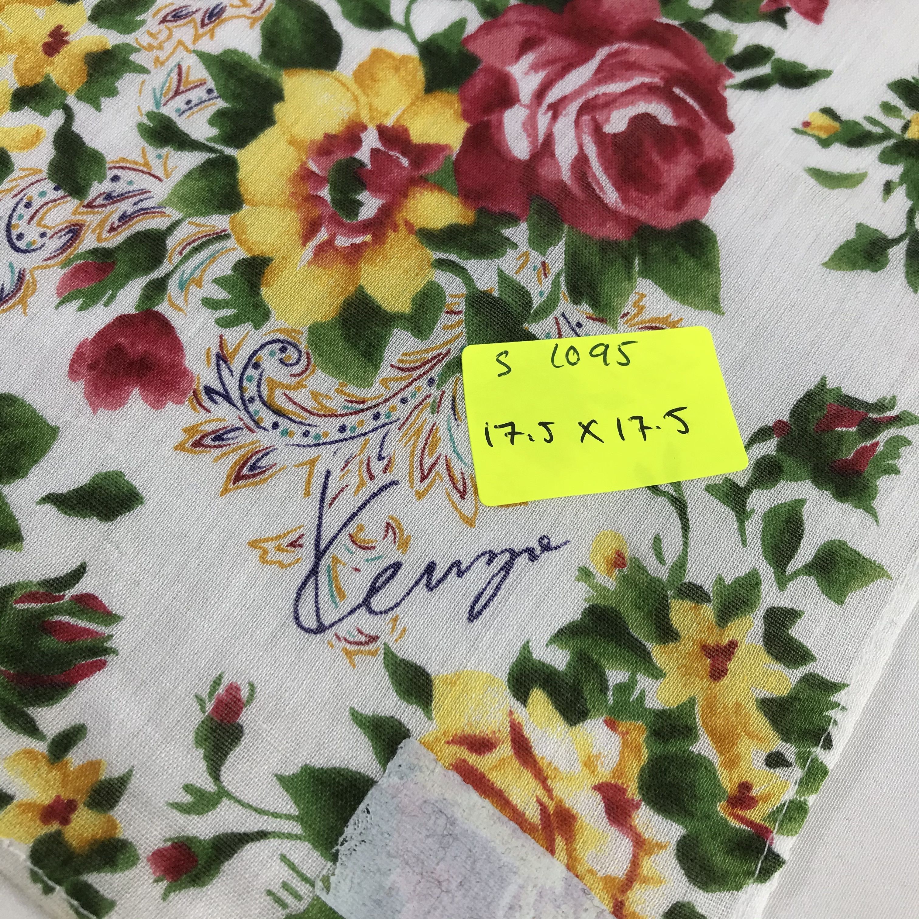 Kenzo × Vintage Kenzo Bandana / Handkerchief / Neckerchief - S1095 Size ONE SIZE - 5 Thumbnail