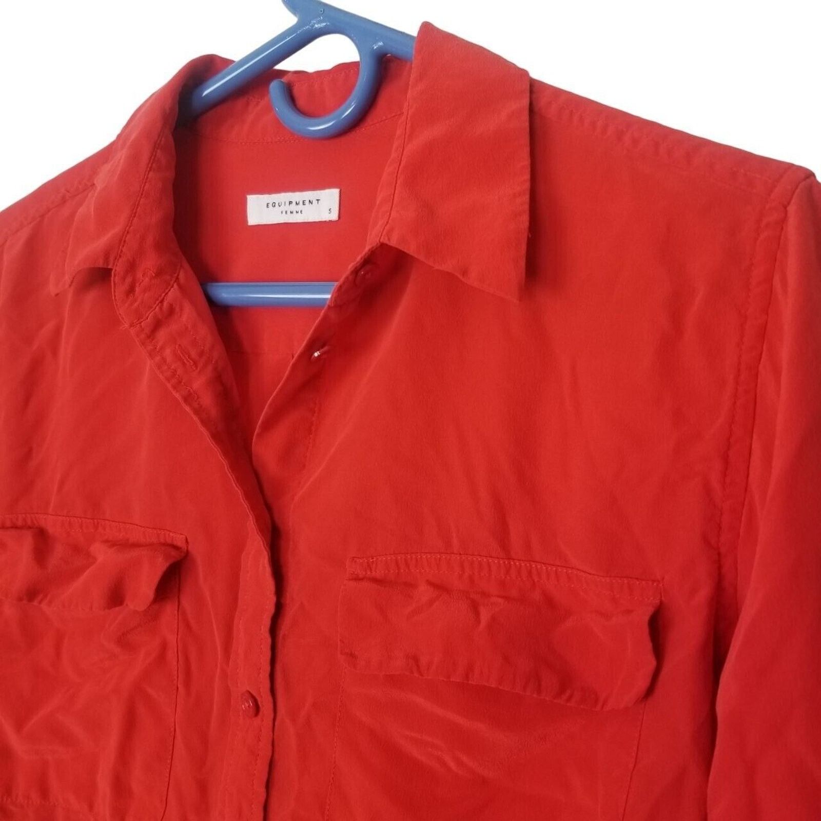 Equipment Equipment Womens 100% Silk Blouse Size S Quiet Luxury Career Size S / US 4 / IT 40 - 5 Thumbnail