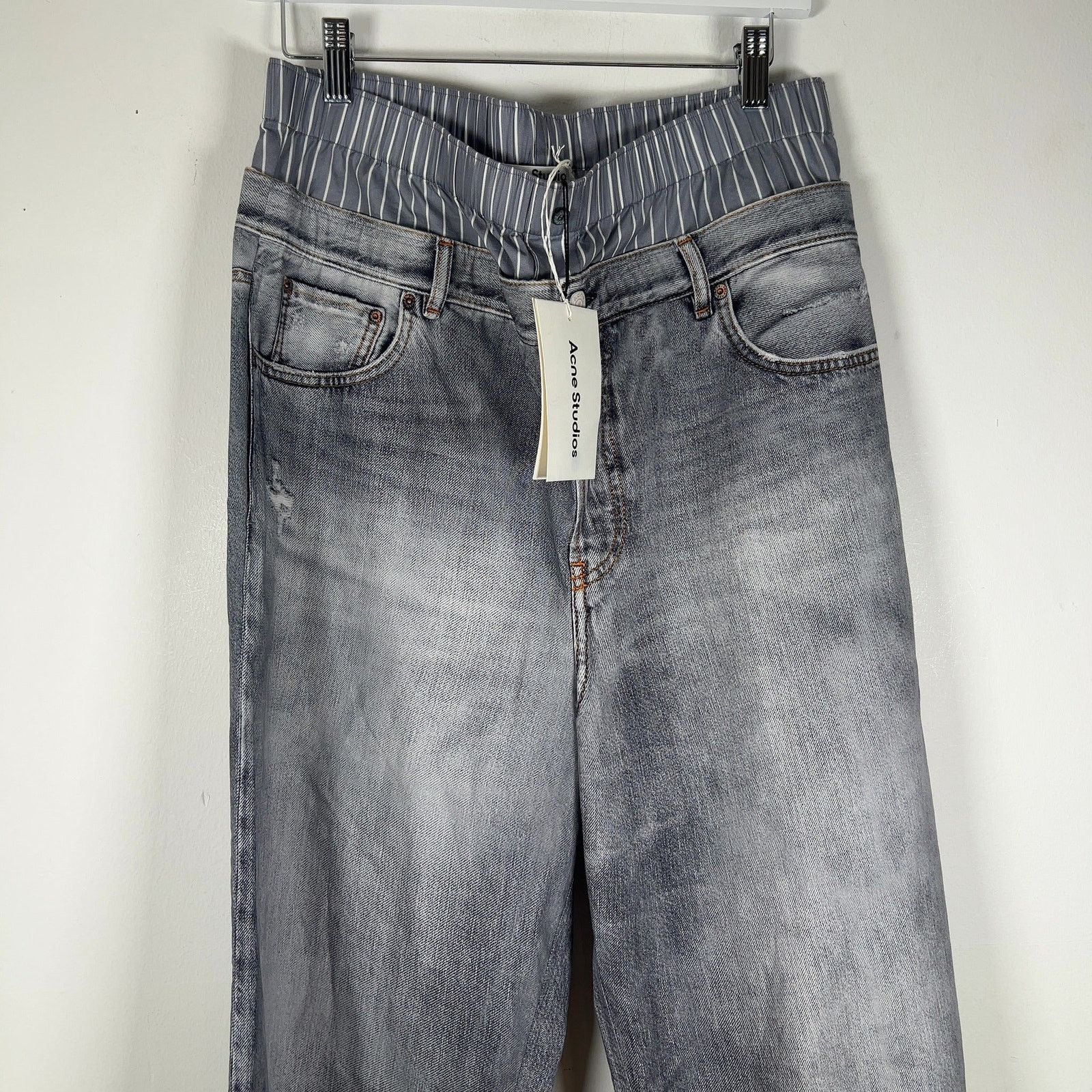 Acne Studios Acne Studios Printed Tromp L'oeil Boxer Pants Size US 40 / EU 56 - 5 Thumbnail