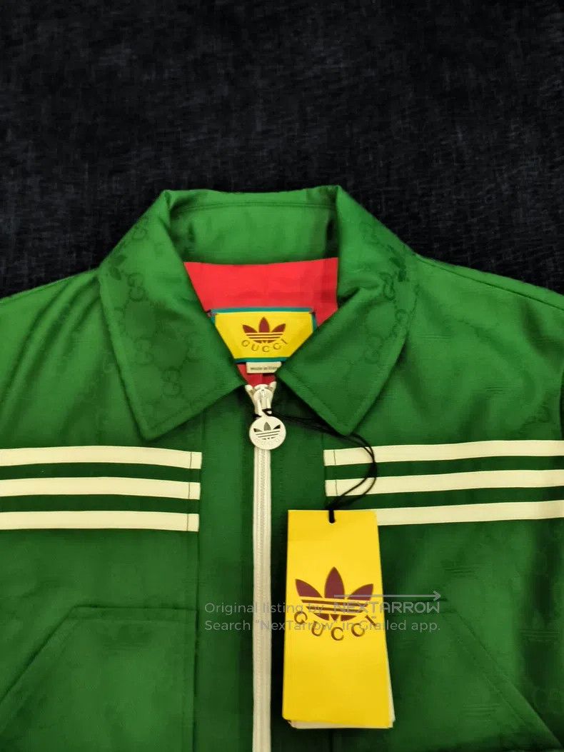 Gucci Gucci FW22 striped jacquard lapel short long-sleeved jacke Size M / US 6-8 / IT 42-44 - 4 Thumbnail