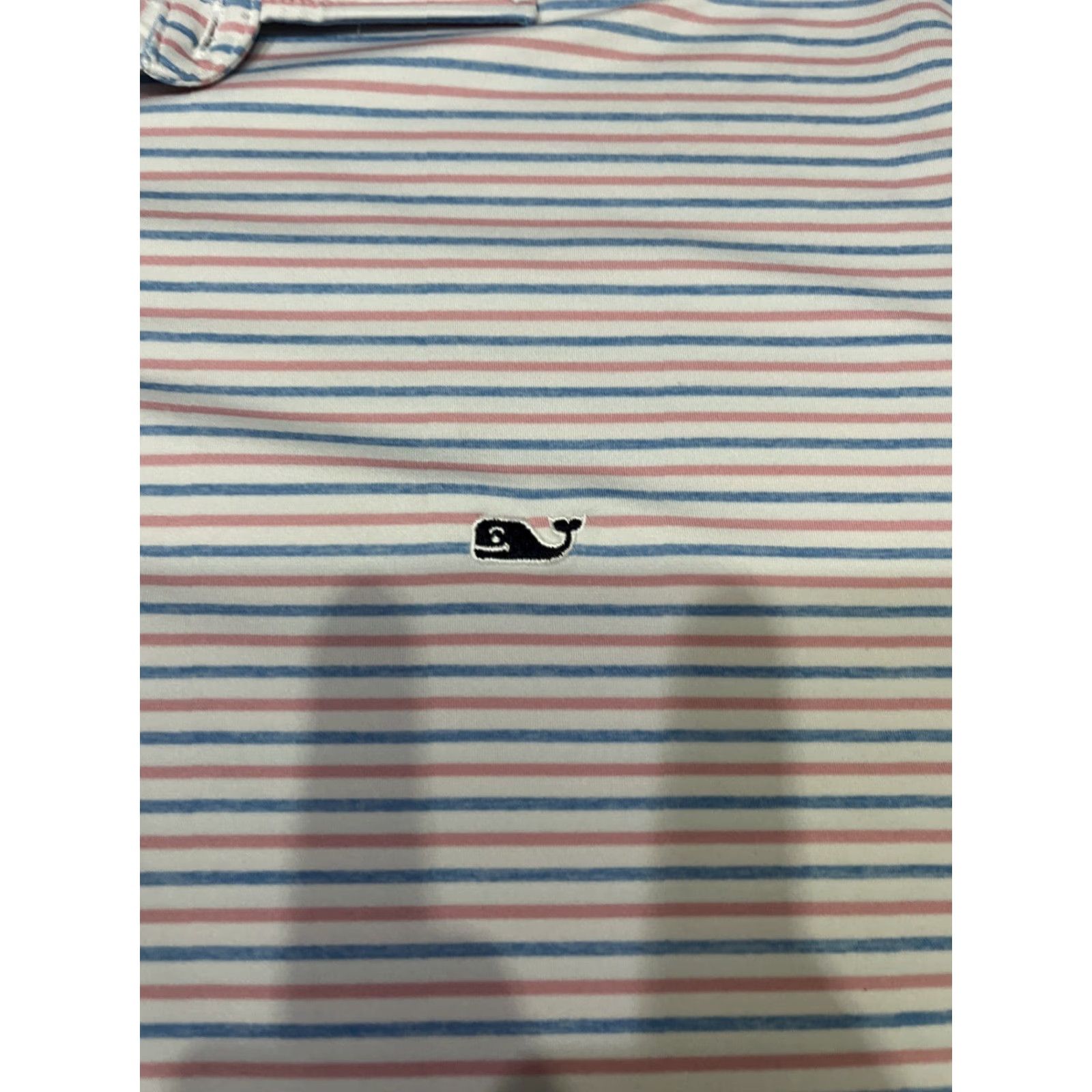 Vineyard Vines Vineyard Vines OTG On-The-Go Sankaty Performance Polo Shirt Striped XL Men Polo Short Sleeve Regular Multicolor Logo Spring Summer Golf Tennis Walking Size US XL / EU 56 / 4 - 2 Thumbnail