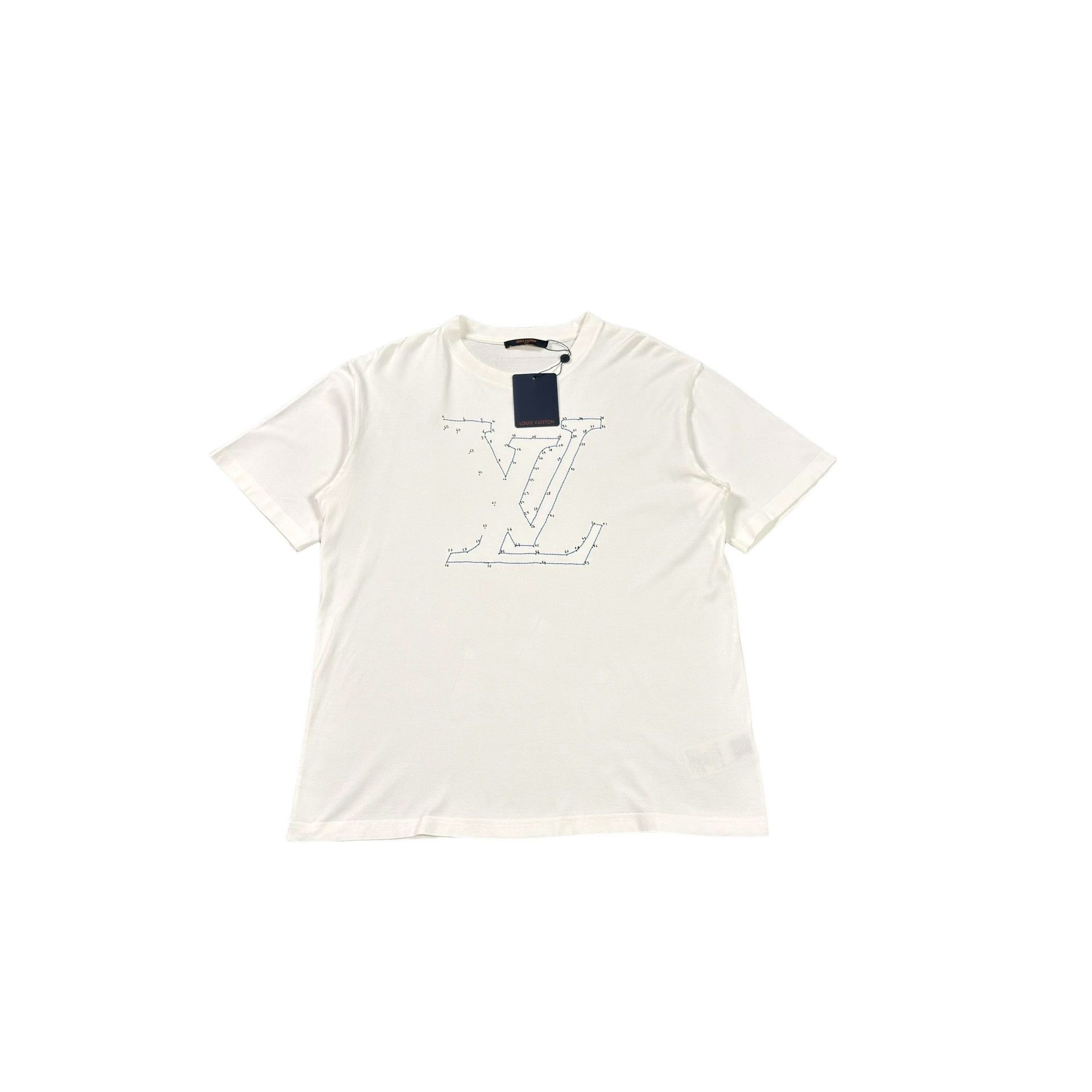 Louis Vuitton Louis Vuitton Embroidered LV Logo T-Shirt Size XL Size US XL / EU 56 / 4 - 1 Thumbnail