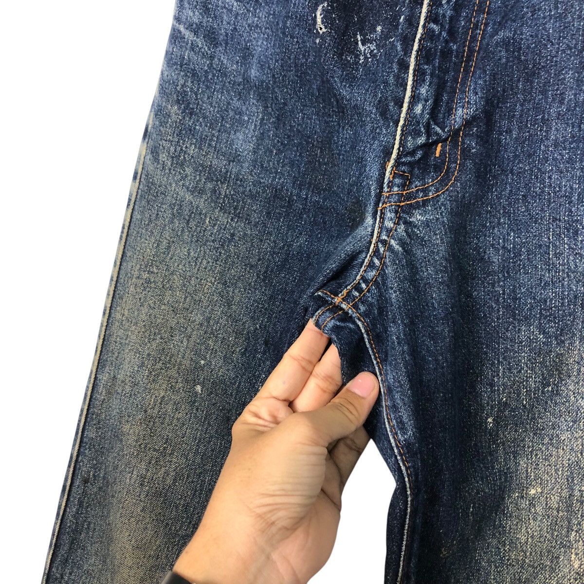 Japanese Brand 📌Vintage Denim Jeans Straight Cut Big John Indigo Blue Size 28" / US 6 / IT 42 - 18 Thumbnail