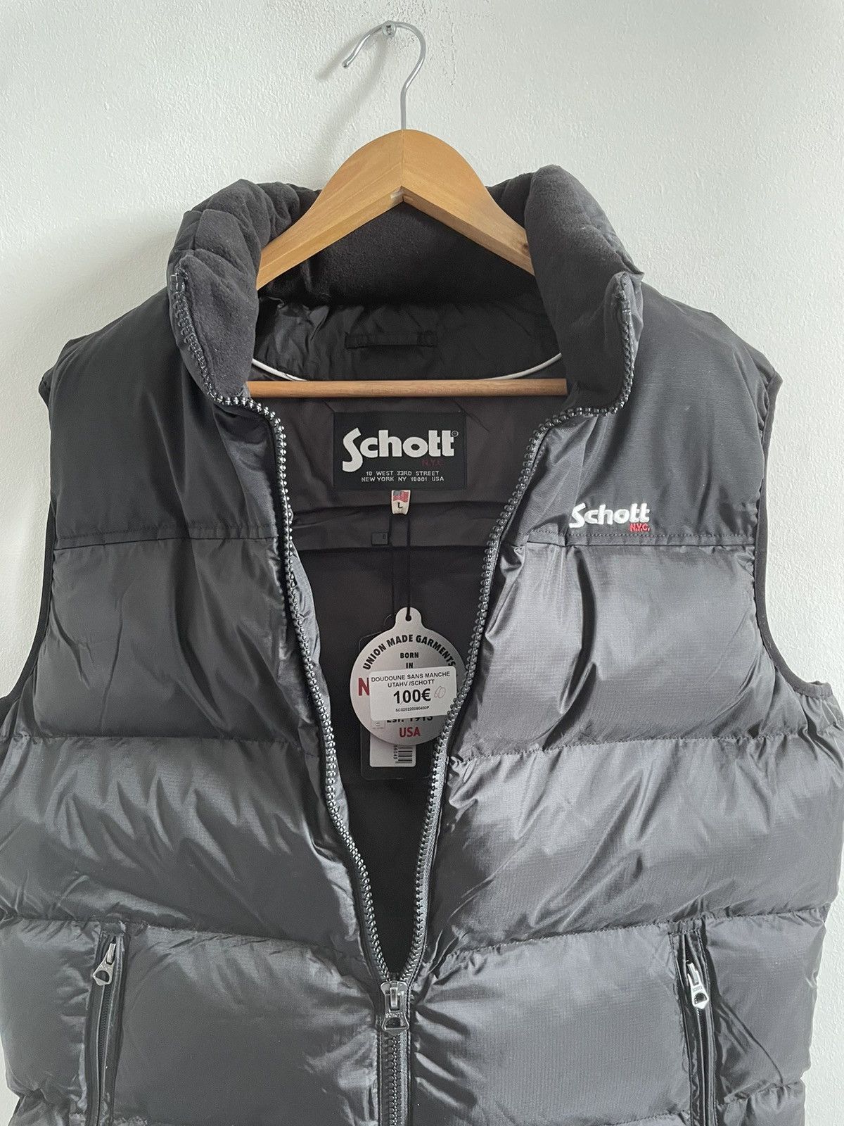Schott Schott puffer jacket model ”UTAHV” Size US L / EU 52-54 / 3 - 2 Thumbnail