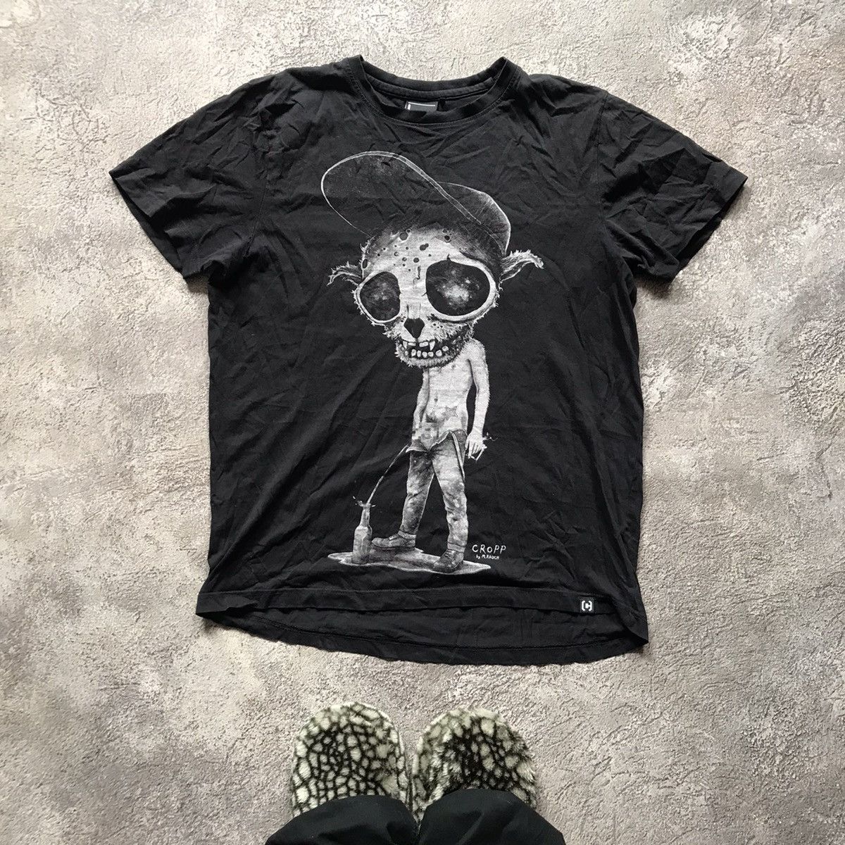 Vintage Vintage Y2K Graphic Tee Skull Man Art Streetwear Grunge L Size US L / EU 52-54 / 3 - 1 Thumbnail