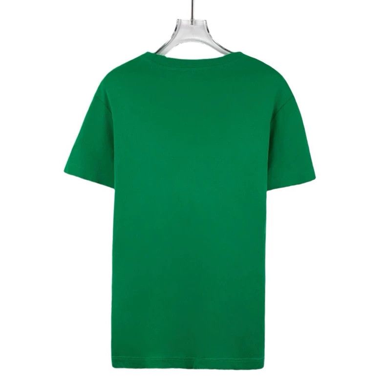 Louis Vuitton Louis Vuitton 22 Green Logo Embroidered Cotton Crew Neck T Size S / US 4 / IT 40 - 2 Thumbnail