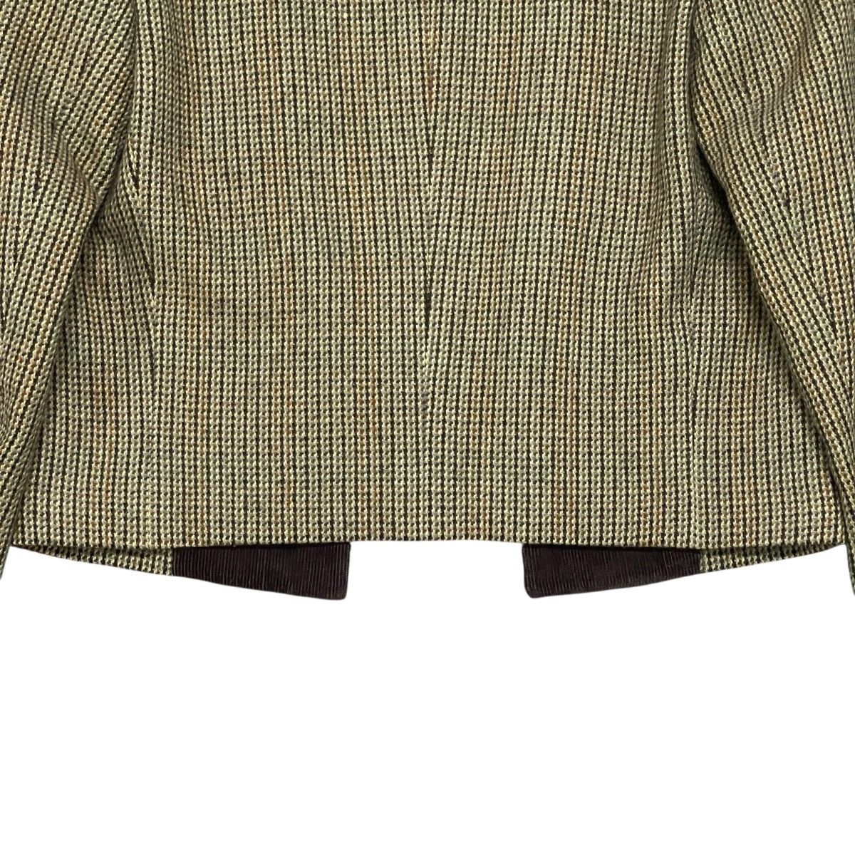 Yves Saint Laurent Vintage 80s Yves Saint Laurent Cropped Houndstooth Blazer Size M / US 6-8 / IT 42-44 - 16 Thumbnail