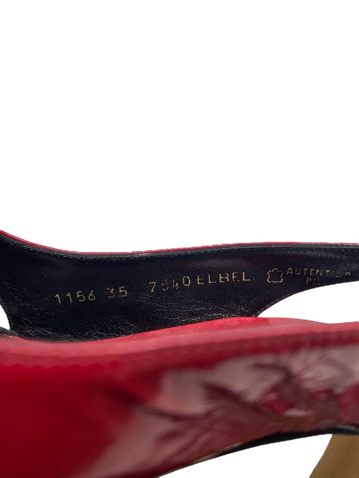 Balenciaga 🔥 BALENCIAGA RED HEELS Y2K CUTOUT SLINGBACK DIVA ENERGY Size US 4 / IT 34 - 24 Thumbnail