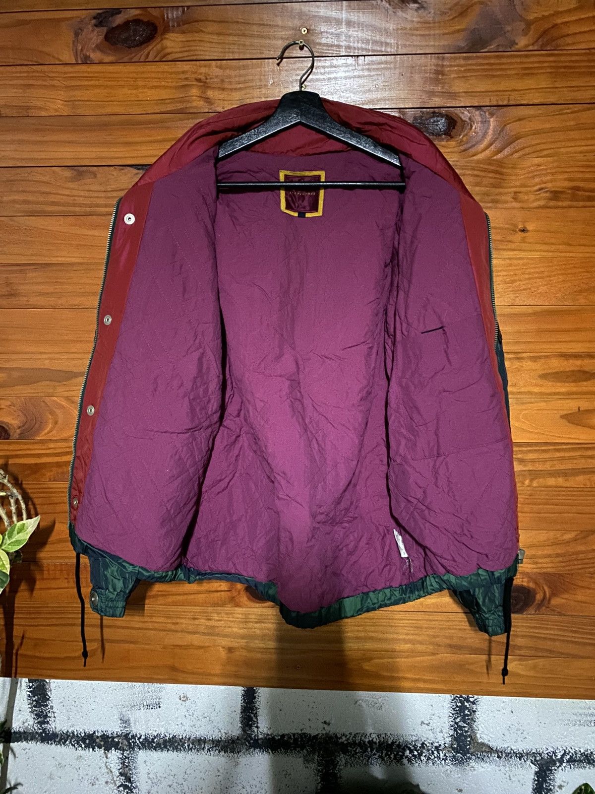 Vintage Vintage STEP/CROSS Quilted Puffer Jacket Green Japanese Size US M / EU 48-50 / 2 - 14 Thumbnail