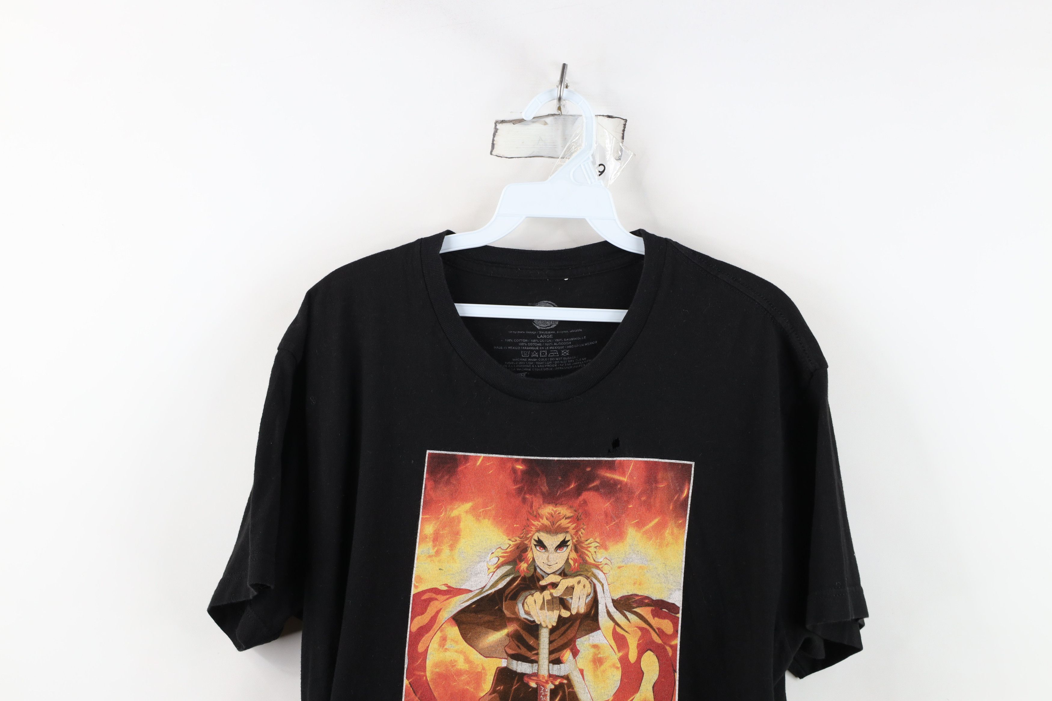 Vintage Kimetsu No Yaiba The Movie Demon Slayer Train Anime T-Shirt Size US L / EU 52-54 / 3 - 2 Thumbnail
