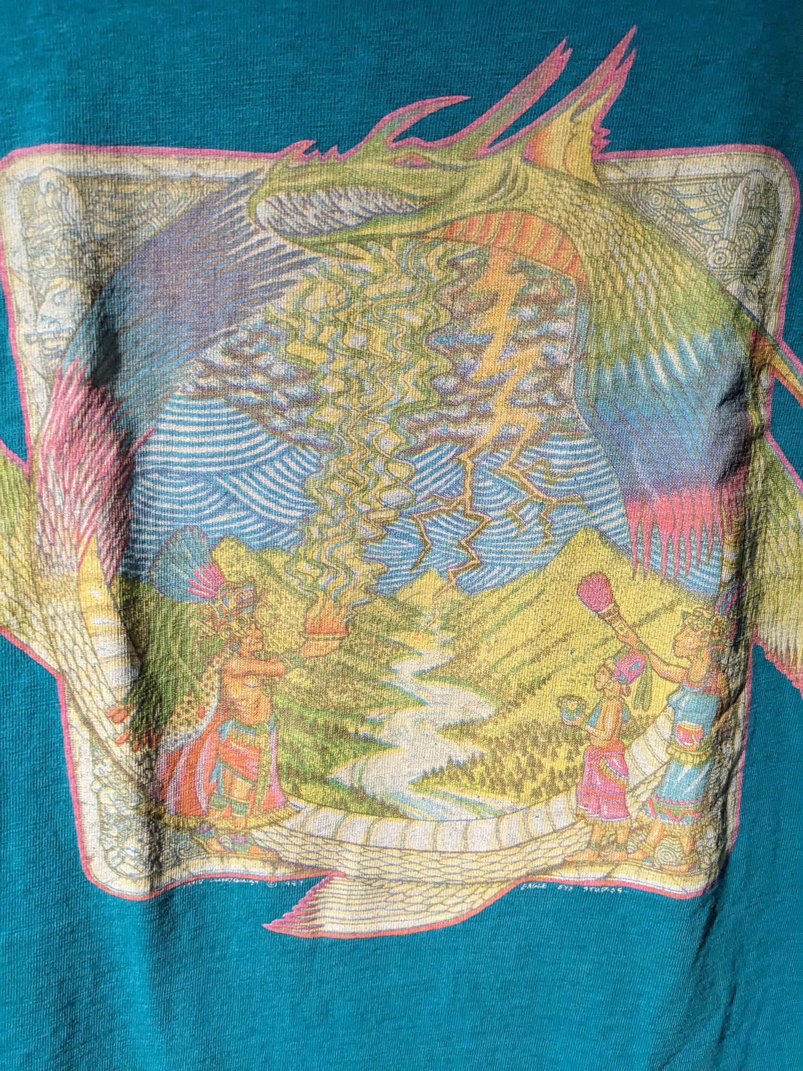 Grateful Dead × Vintage Vintage 1987 Jerry Garcia Band Grateful Dead Large T-Shirt Size US L / EU 52-54 / 3 - 2 Thumbnail