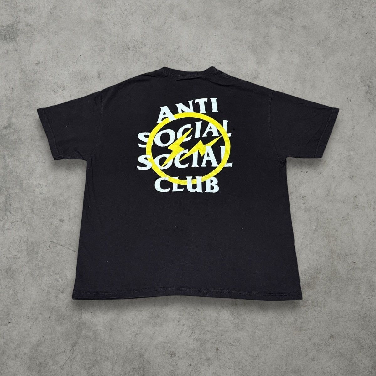 ASSC × FRAGMENT DESIGN Tシャツ 白 XXL #02 Anti Social Social Club x Fragment Design Half Tone Logo Tee