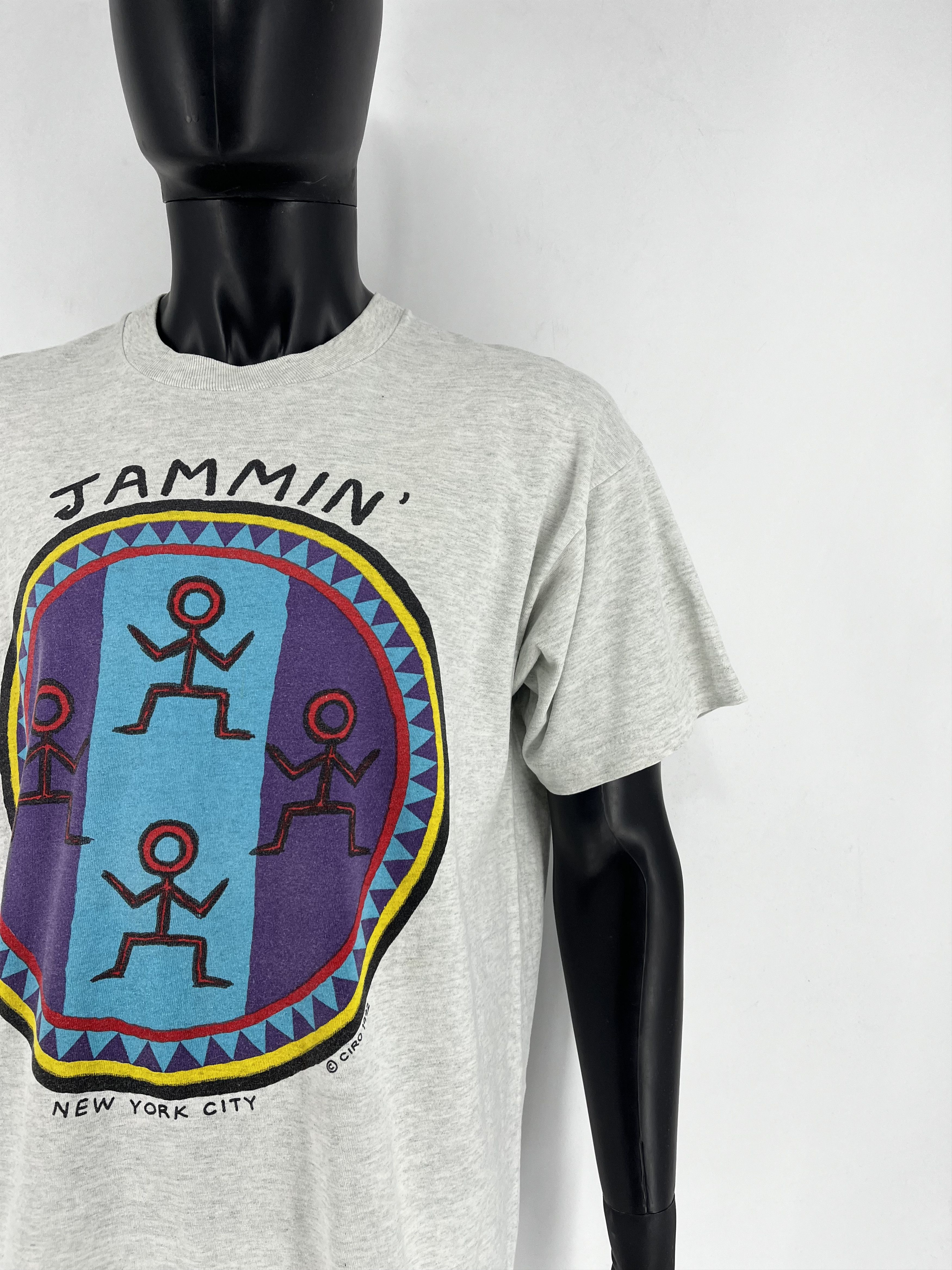 Vintage Vintage 90s Reggae Style Jammin New York City Ciro1992 Size US XL / EU 56 / 4 - 7 Thumbnail
